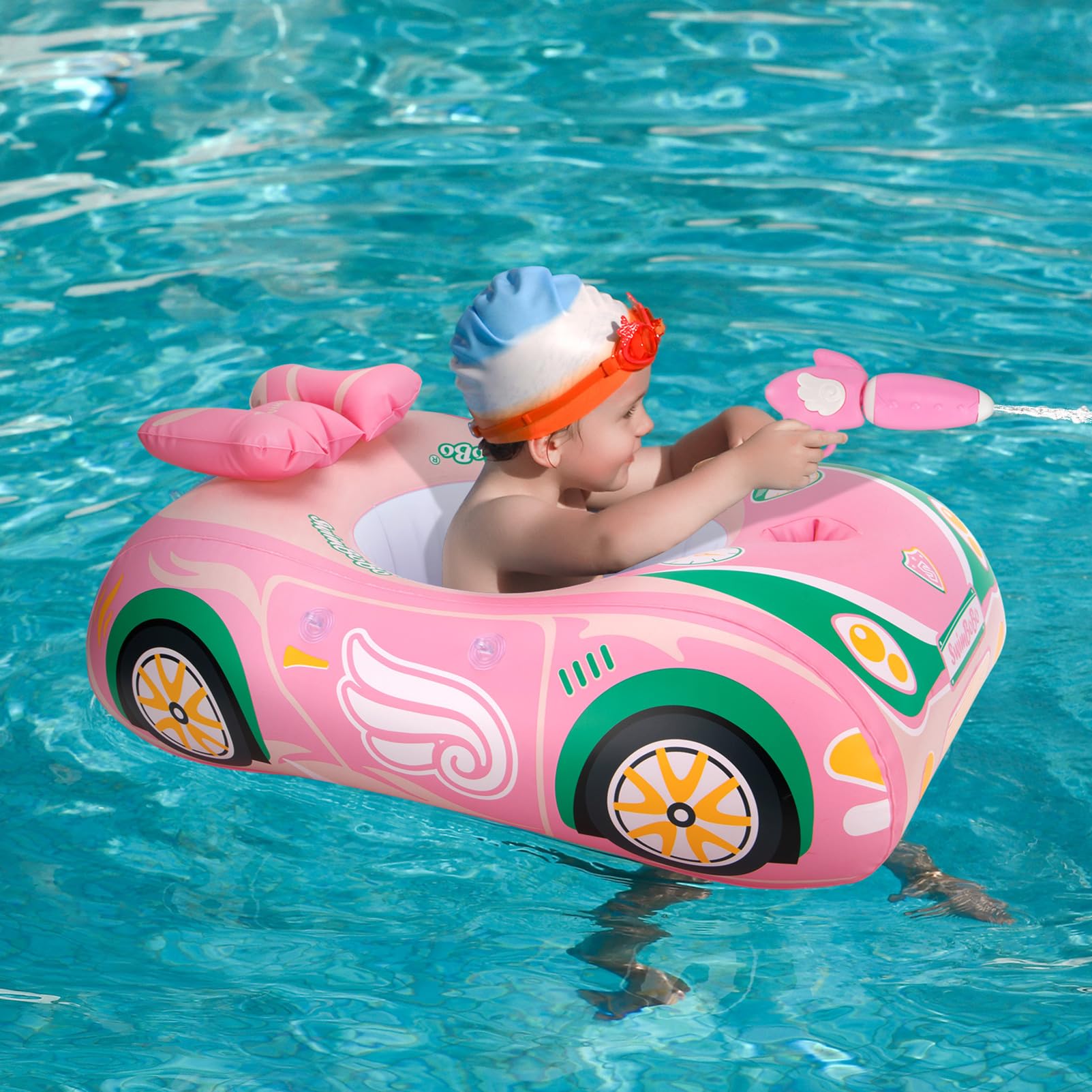 Toddler Pool Float Inflatable Swim Seat - Pink One Size-image-98ee01a0-4b04-4852-bb74-f5b6efb1f378-115707