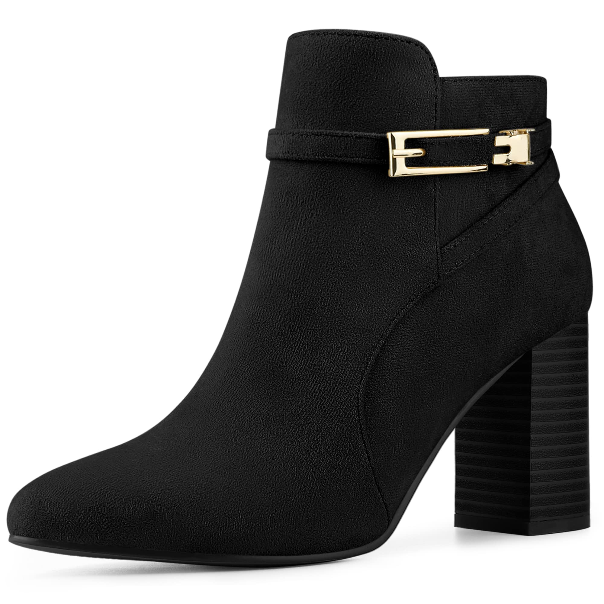 Women's Ankle Boots - Black Size 6 UK-image-a78f04cb-9045-4495-839d-87c835fdab4e-86704