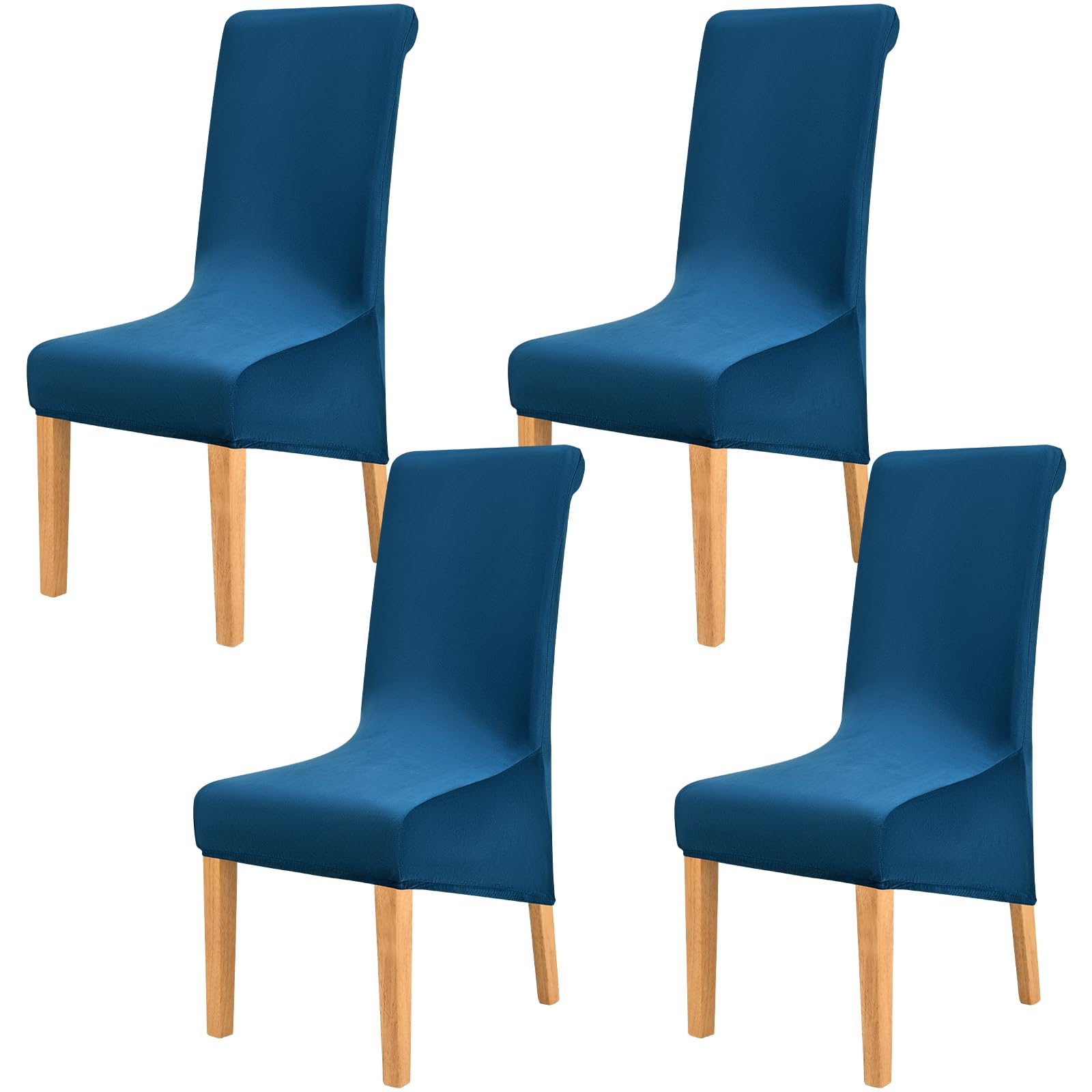 Elegant Turquoise Velvet Stretch Dining Chair Covers, Set of 4 - Perfect for Home & Events-image-daf8dfe4-cc96-49e8-bfff-83ed4608d930-56433