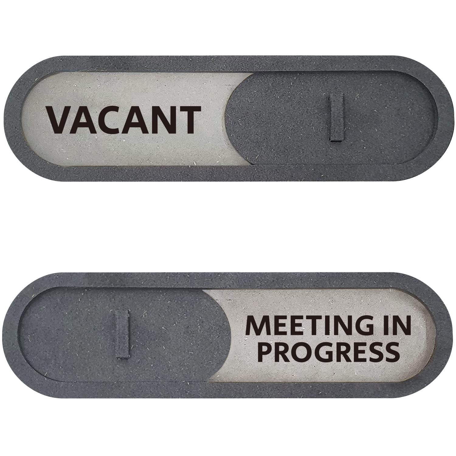 Vacant/Meeting Sign MDF Privacy Slider - Grey 19 x 5.5 cm-image-9819bc5d-e8e8-4f3d-a7fe-aa19e4ed9eed-117201