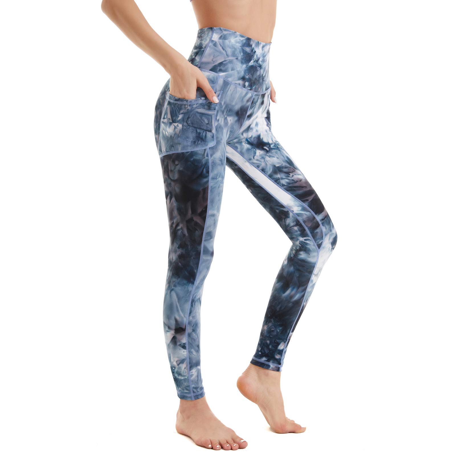 High Waisted Gym Leggings - Tie Dye 12 S-image-b8f8eaa7-5feb-4a3e-9c0f-59587159c797-122326