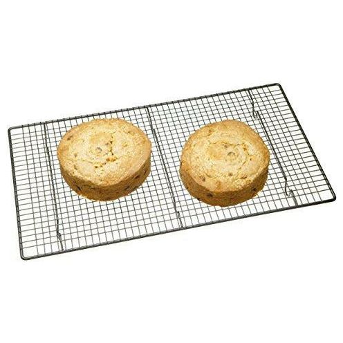 MasterClass Non Stick Cake Cooling Rack For Baking, Steel, Silver, 46 X 2