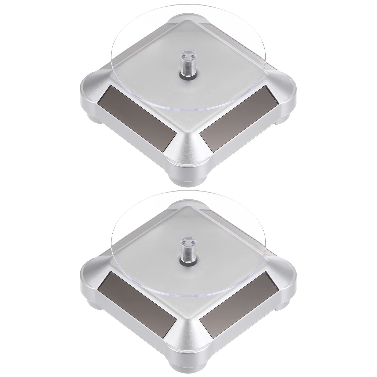 sourcing map Solar Display Stand Turntable Plate 2pcs 3.54" 360° 3D-image-9860b76f-66f7-400e-b712-fc20c7be5f1b-62068
