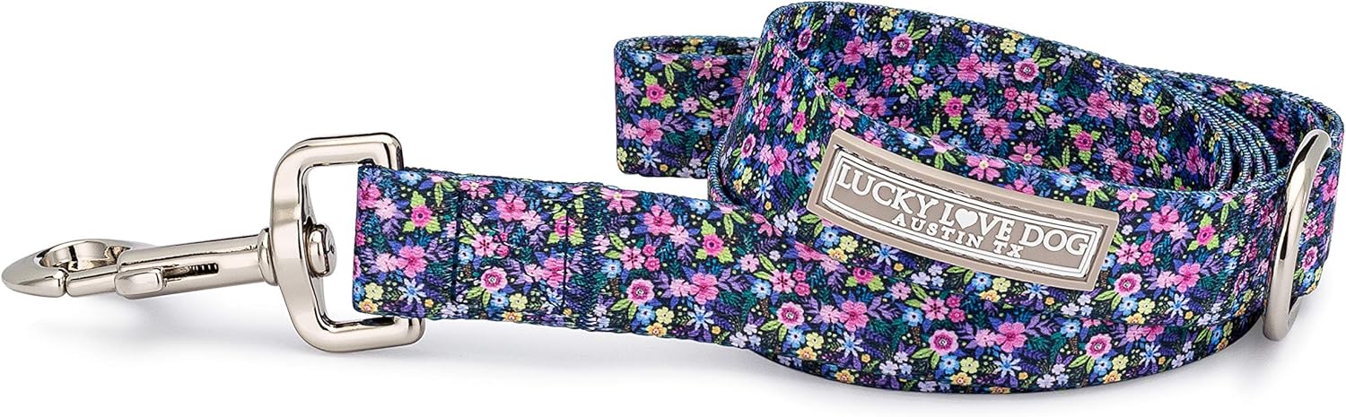 Floral Dog Collar - XS Blue Pink Teal Print-image-c0260c32-697d-4184-9336-70816b0acf3c-92232