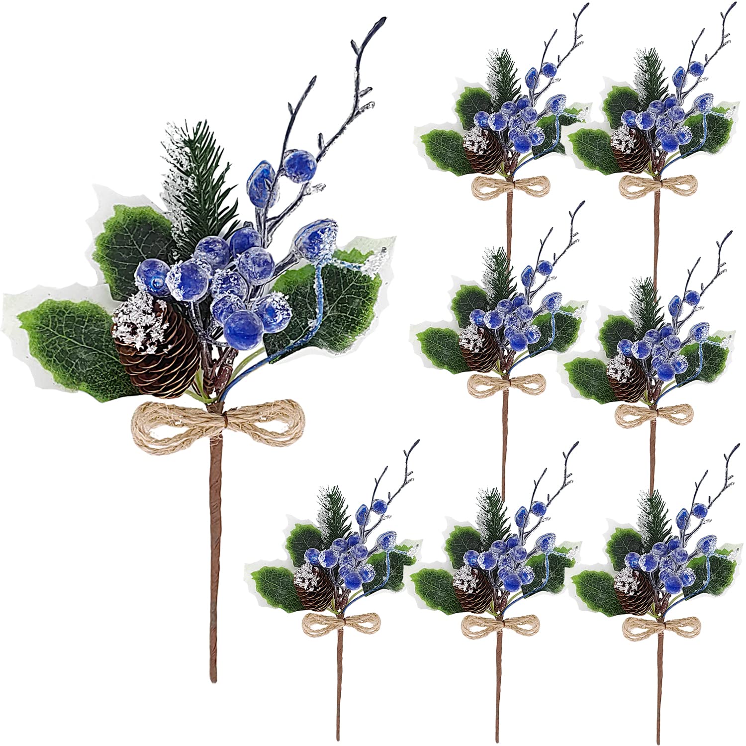 KKSTY Artificial Christmas Picks Sprays Berry Stems 8Pcs Blue Making-image-a864adf1-0f99-46b9-be54-3d4278ec0b8f-59178