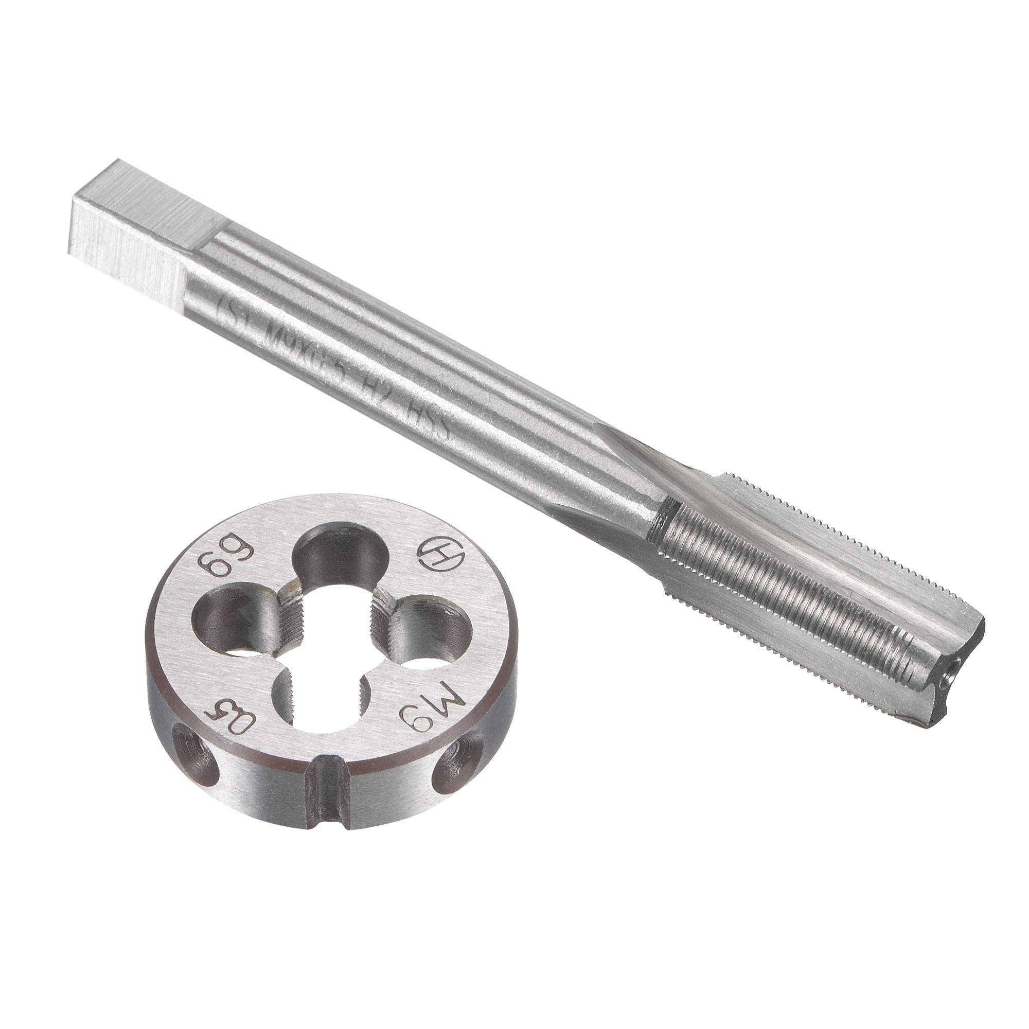 M9 x 0.5mm Metric Tap & Die Set for Nut Screw Bolt Repair - High-Speed Steel-image-dd37676e-ae89-4adb-88a8-8d3587f069da-60384