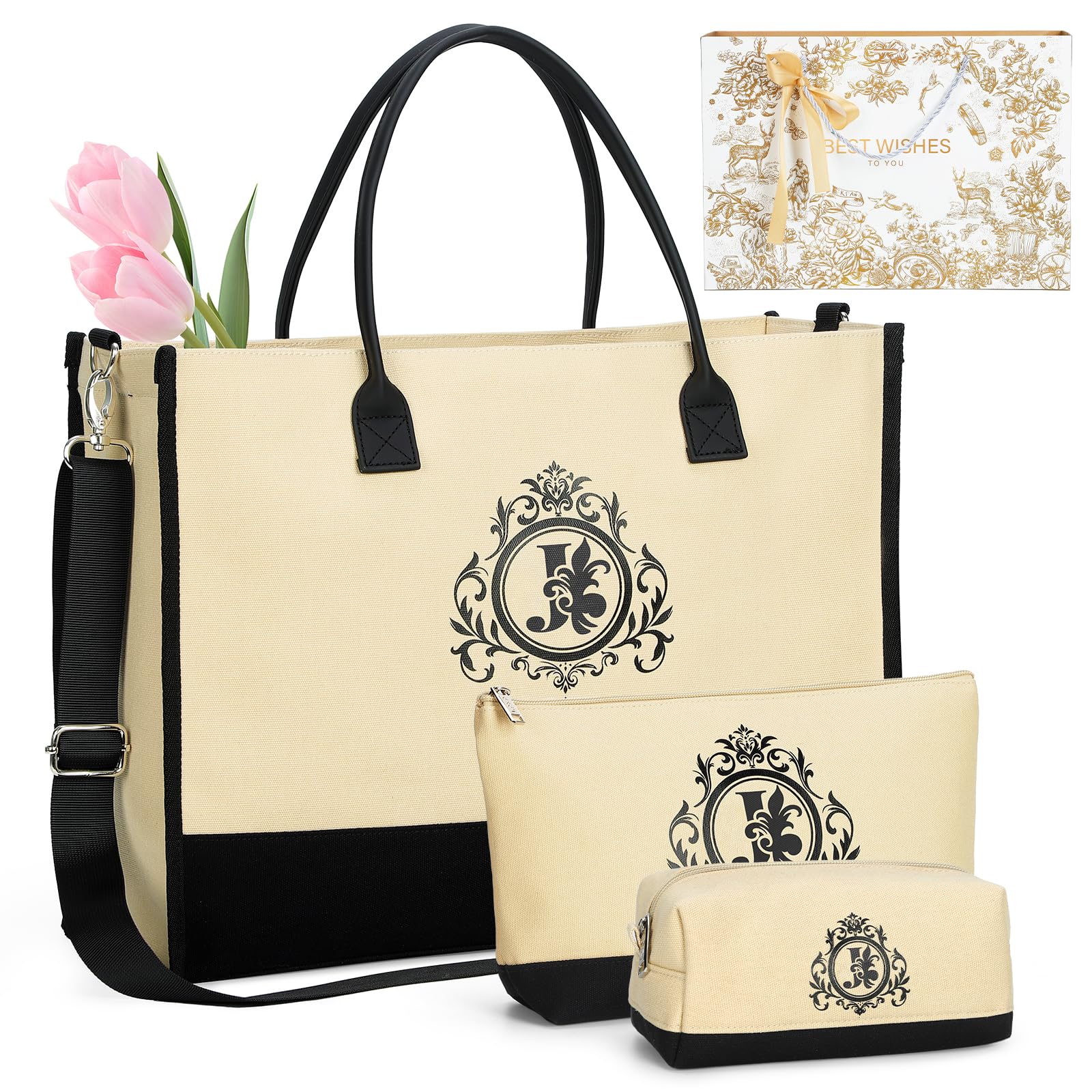 Personalised Canvas Tote Bag Set - J 20L-image-057a1033-addb-4c3c-9def-bc9a4f7ff43a-114393