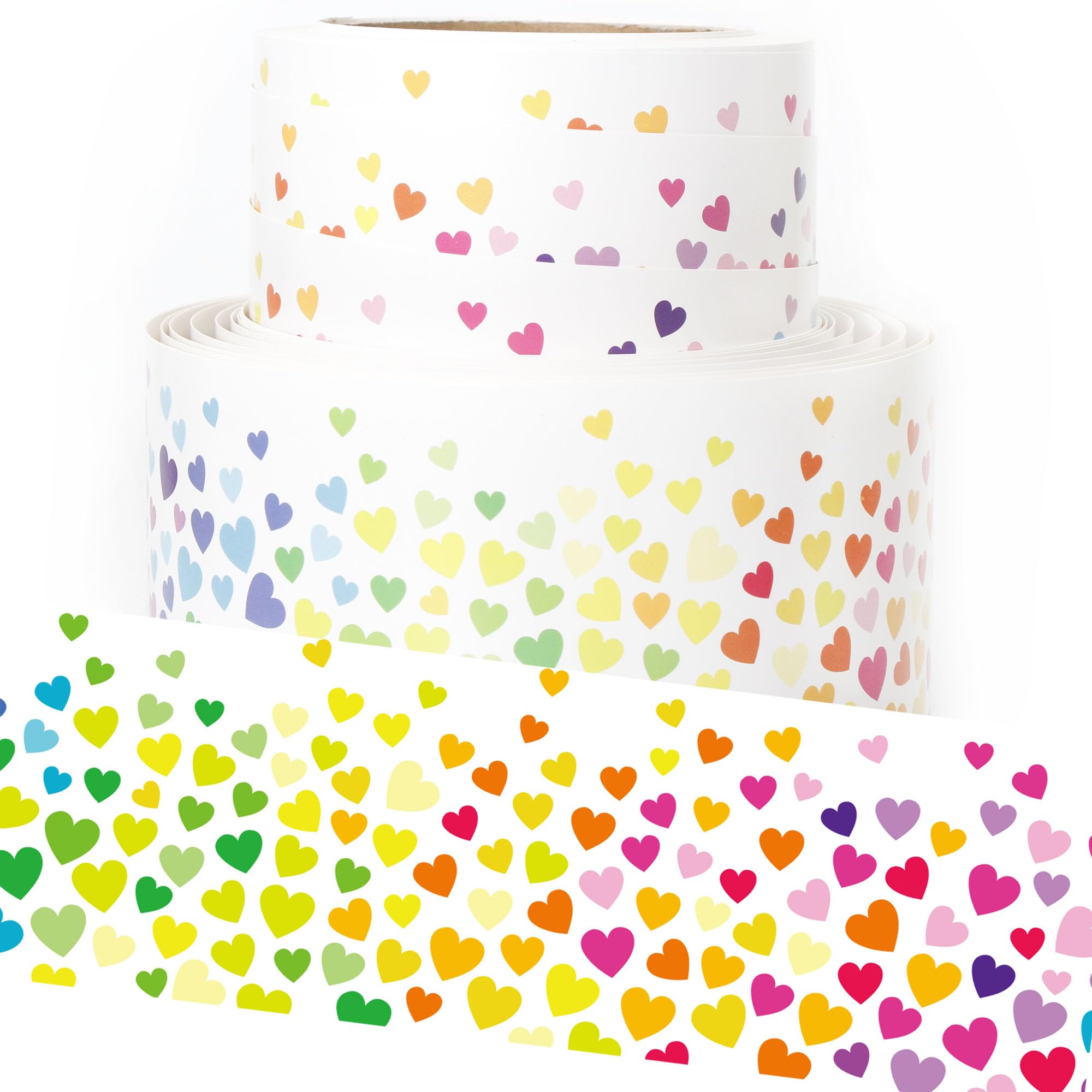 Heart Design Bulletin Board Borders - 16M Trim for Classroom Decoration-image-196b49d9-ad3d-4cc0-b3d6-5c89029ca4c3-60927