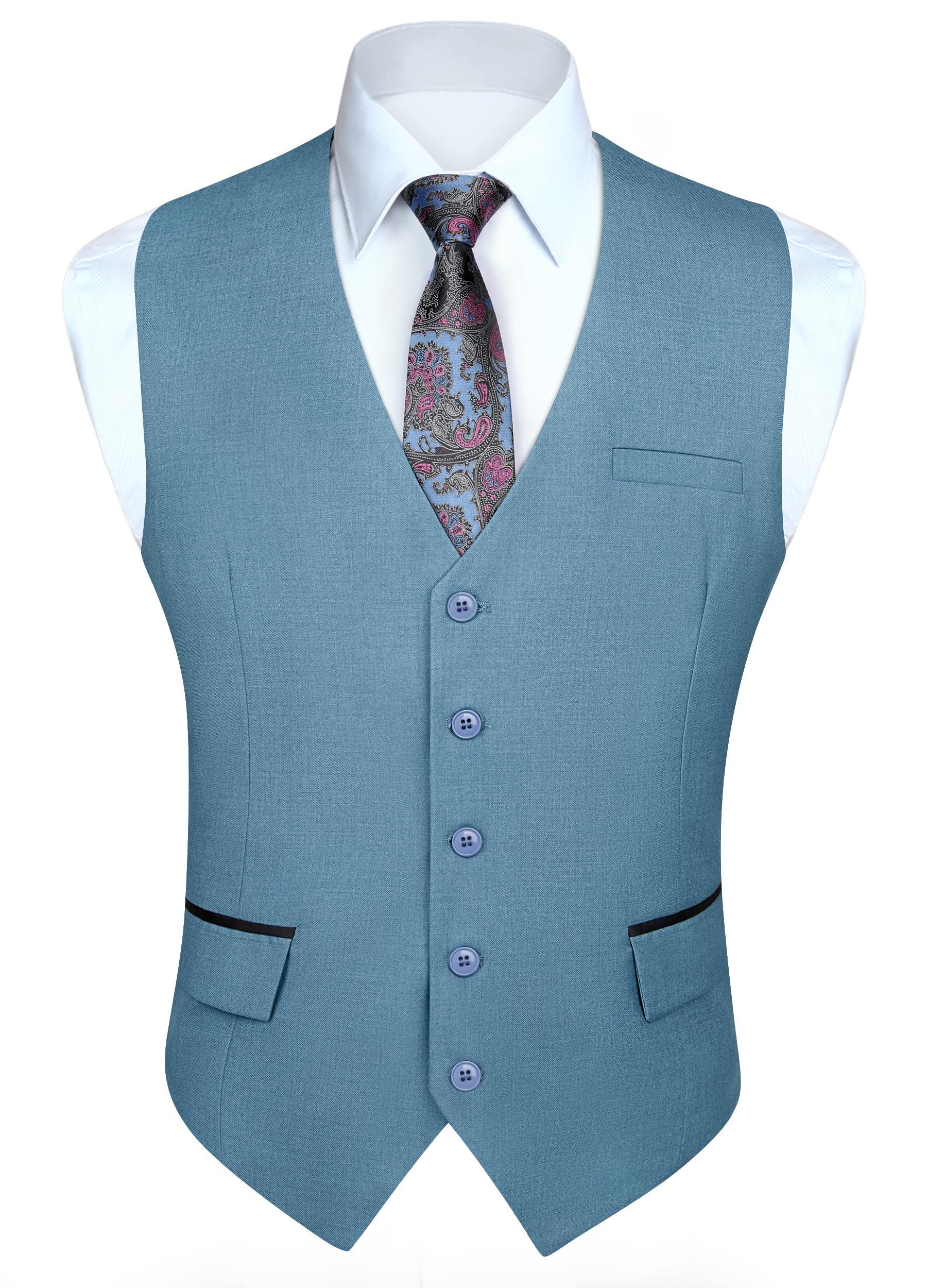 Men's Formal Waistcoat - Steel Blue L-image-bd11a6c6-d220-45e1-af34-b2fdfe276489-103433