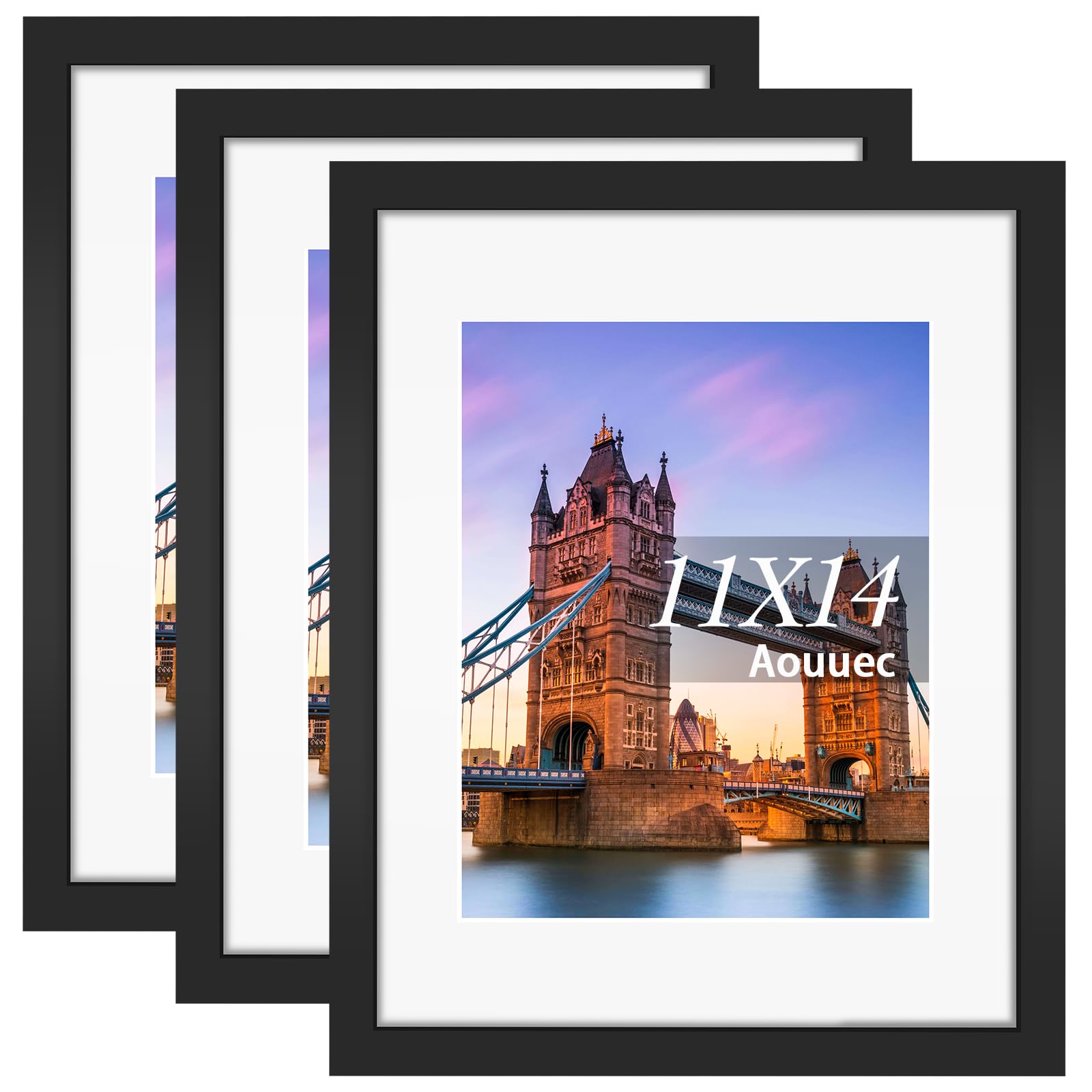 Picture Frames Set of 3 - 11x14 Black-image-ce050ed9-a330-4684-8159-d047f4043501-87250
