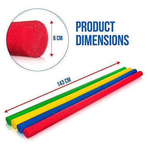 Set Of 2 Flexible Swimming Pool Noodles