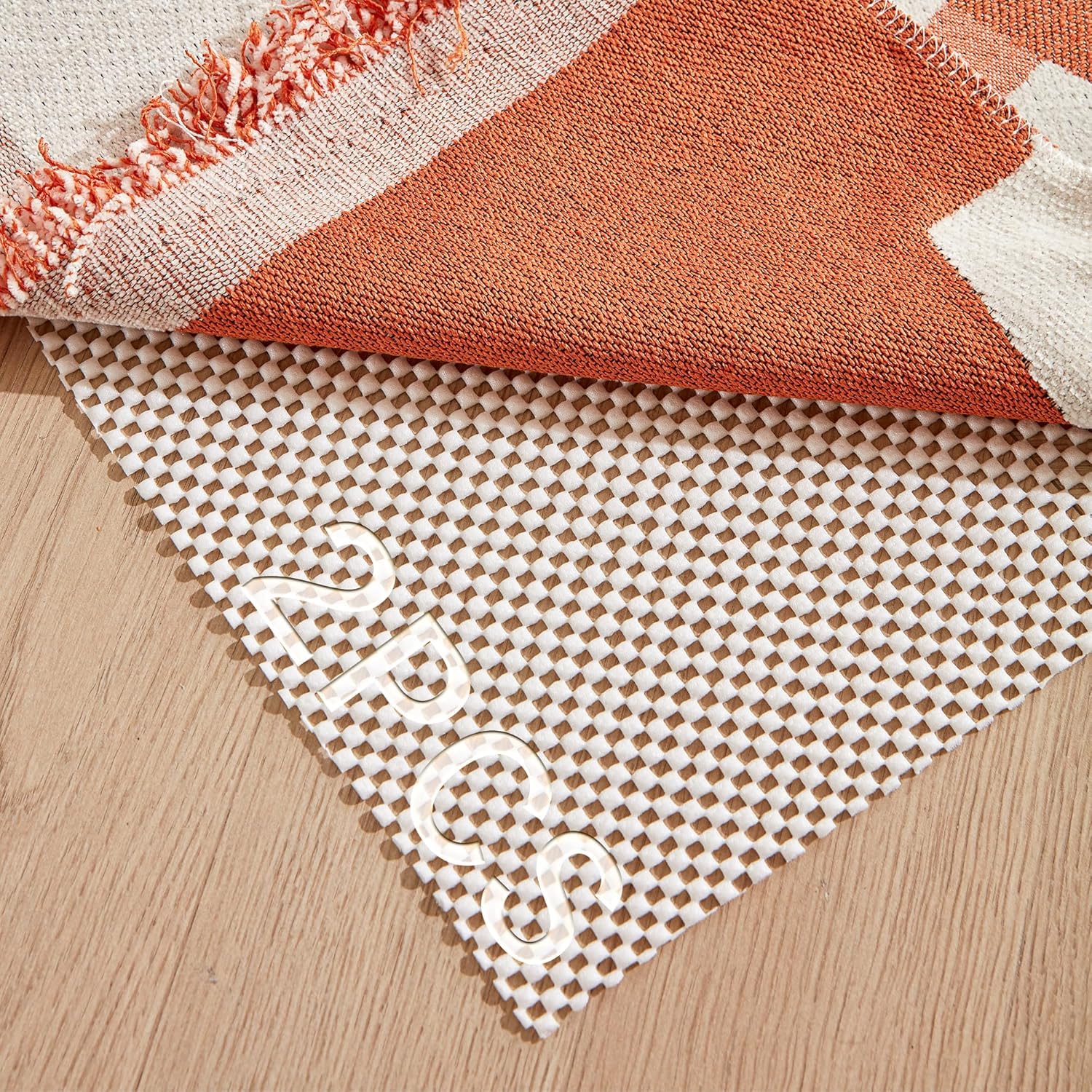 HDCRYSTALGIFTS Anti Slip Rug 2pcs 60 x 180 CM Extra Carpet,White-image-6913bd53-b12c-404f-a684-1603411ce74f-53307
