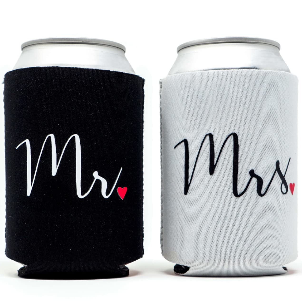 Wedding Can Coolers – Mr & Mrs Gifts, Just Married Decorations, Ideal for Honeymoon & Newlywed Couples Wedding Can Coolers – Mr & Mrs Gifts, Just Married Decorations, Ideal for Honeymoon & Newlywed Couples