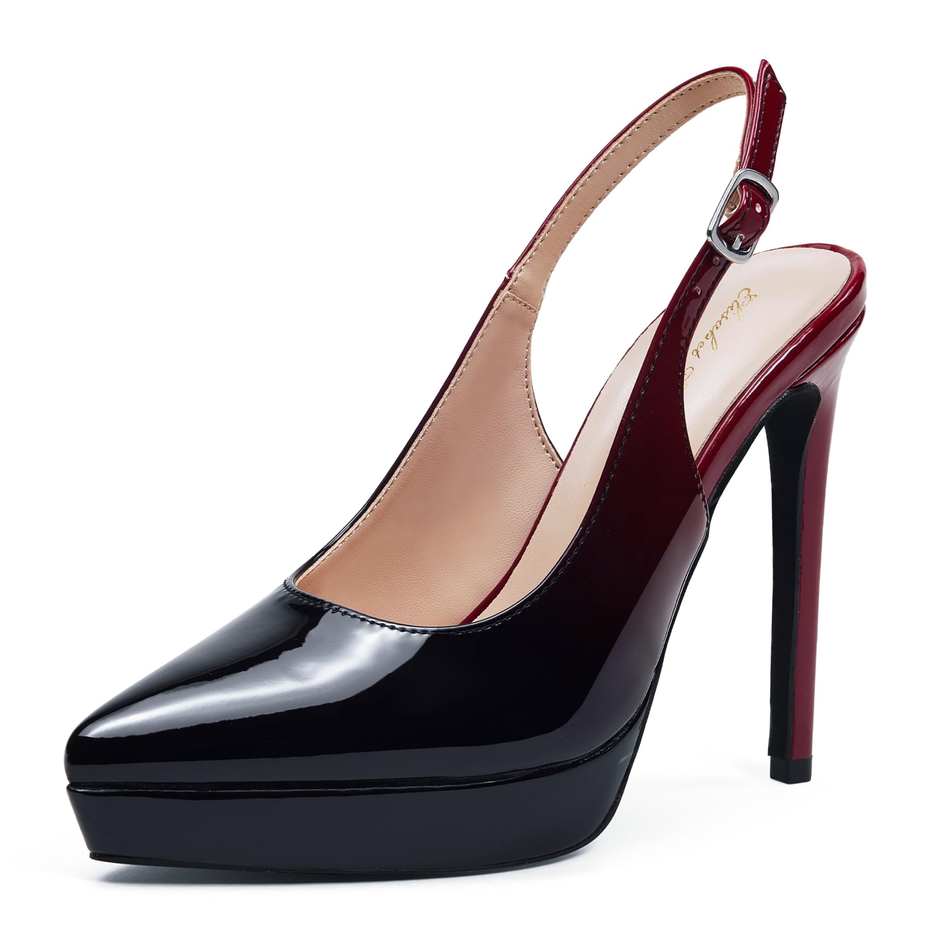 Platform Stiletto Heels - Black Red Gradient UK 7.5-image-b4873c7b-b9b6-4bfd-b198-8b01b3691edb-85970