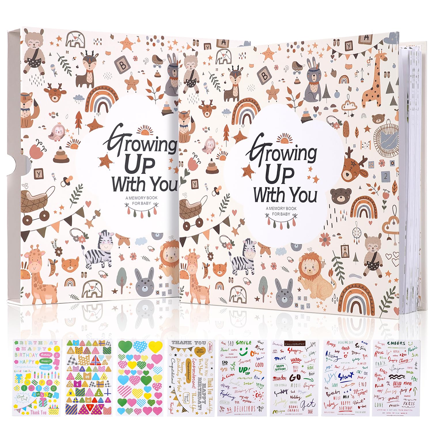 Baby Memory Book and Pregnancy Pages Babi Record Book Journal,248 5