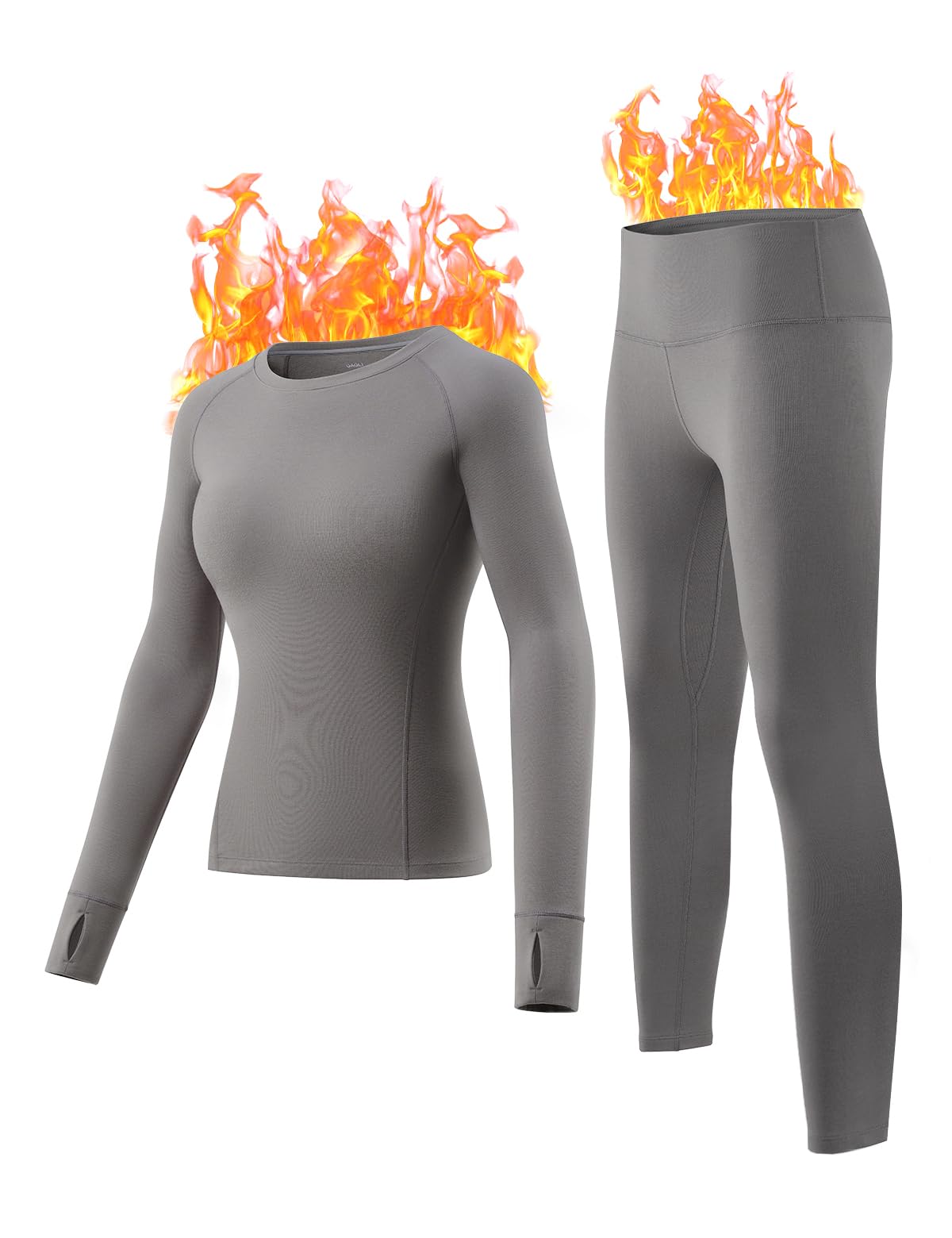 Women's Thermal Underwear Set - Grey XL-image-e7be6846-a022-49c0-8578-11ac439b1c6b-112036