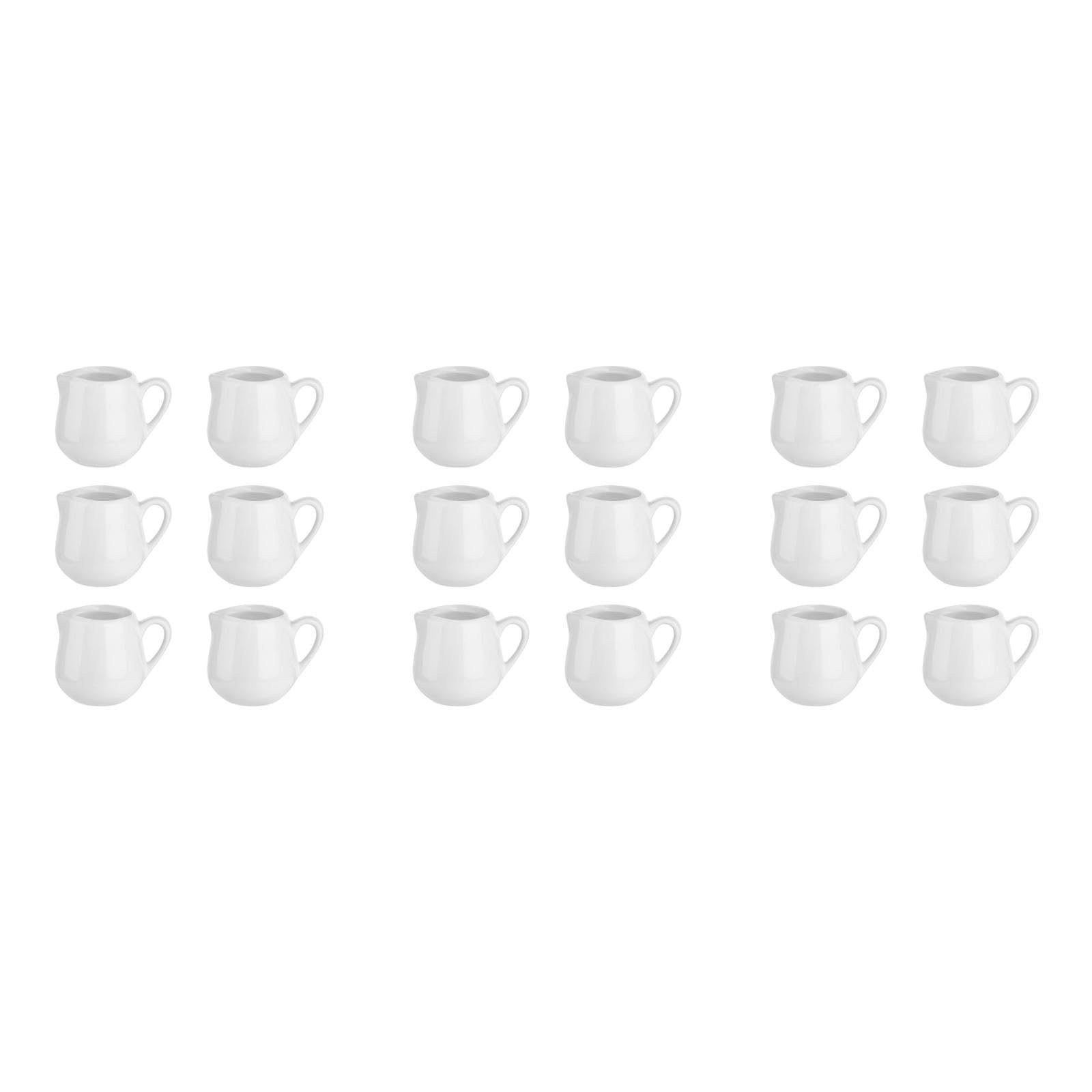 Ceramic Mini Creamer Jug Set - White 110ml-image-ab7ed0b7-6425-4a5f-8394-b1ece3cede51-96144