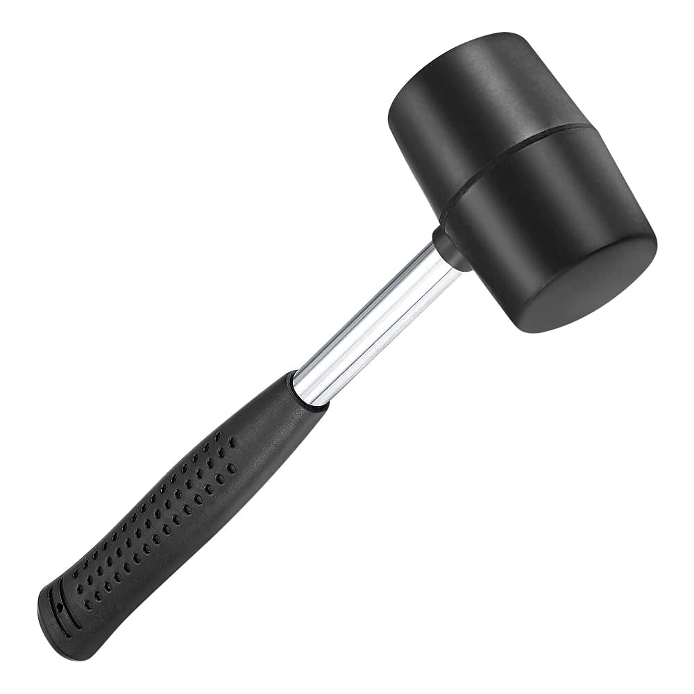 500g Black Heavy Duty Rubber Mallet Hammer for DIY Renovations-image-4822f65c-d3bb-4610-8ea7-a3a53d4a604f-63911