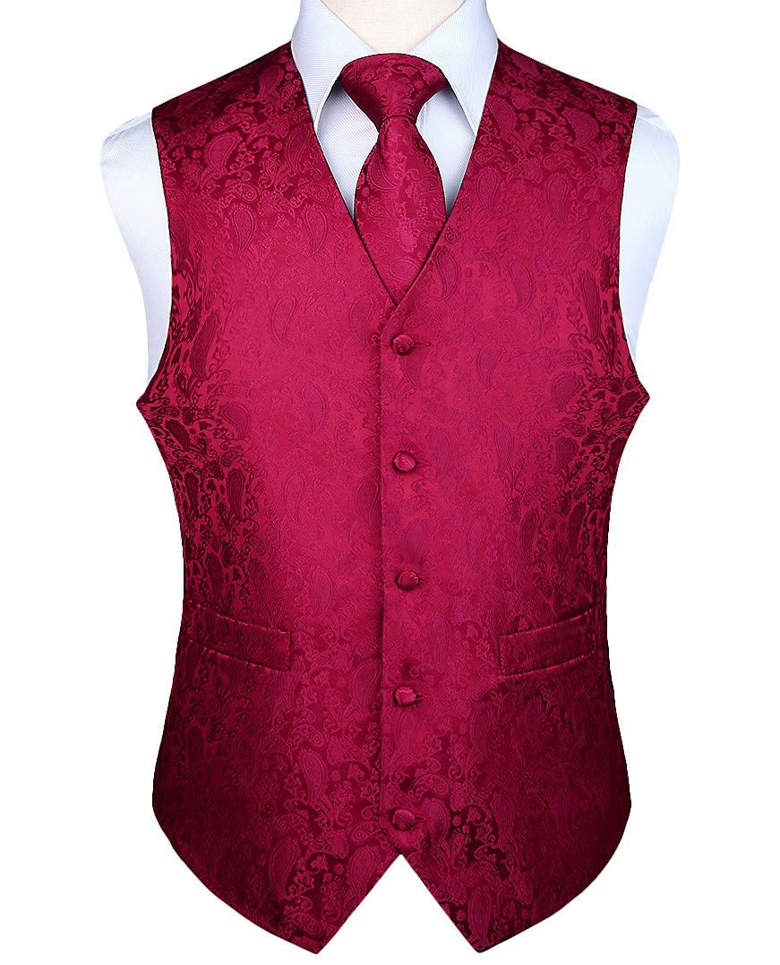 Men's Paisley Waistcoat Set - Red Wine 4XL-image-de0591e1-f23c-48c7-a877-c263f1ea4bd0-103786