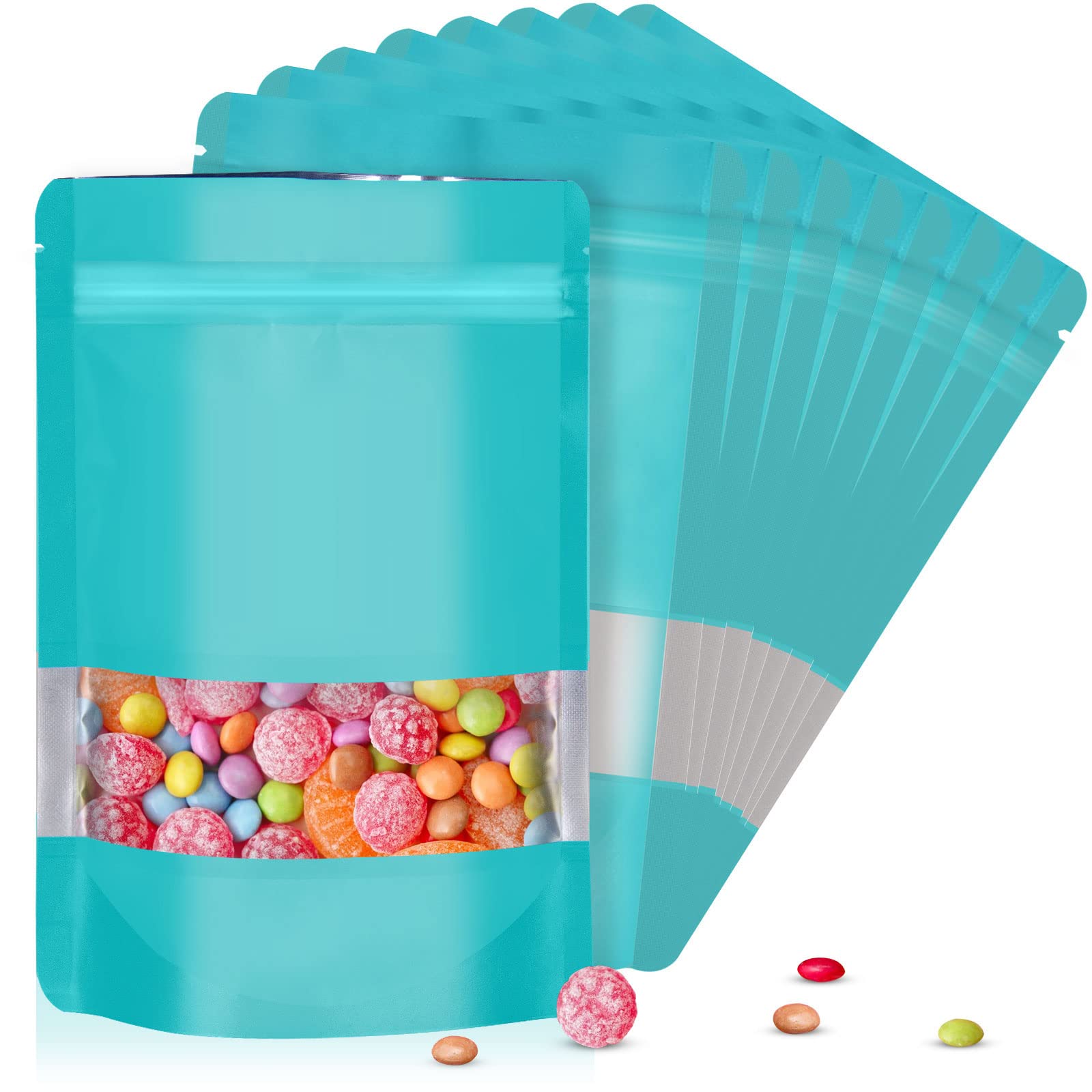 LIERKISS Smell Proof Mylar Bags for Food 120pcs 14X20cm Storage（blue）-image-a2036981-2f48-4957-8306-53b194c014d5-57432