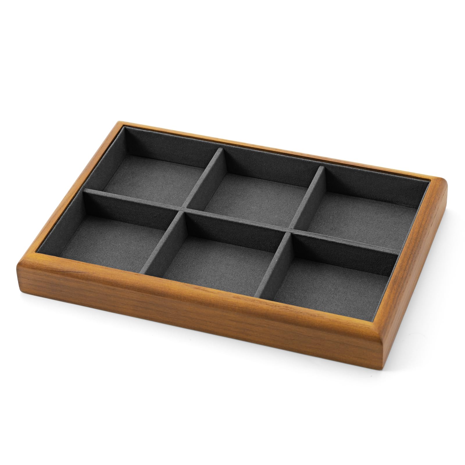 Wooden Jewellery Display Tray - 25x17x3cm Cream-image-4af1bdbc-2760-49d6-b1da-25cee18d0785-92505