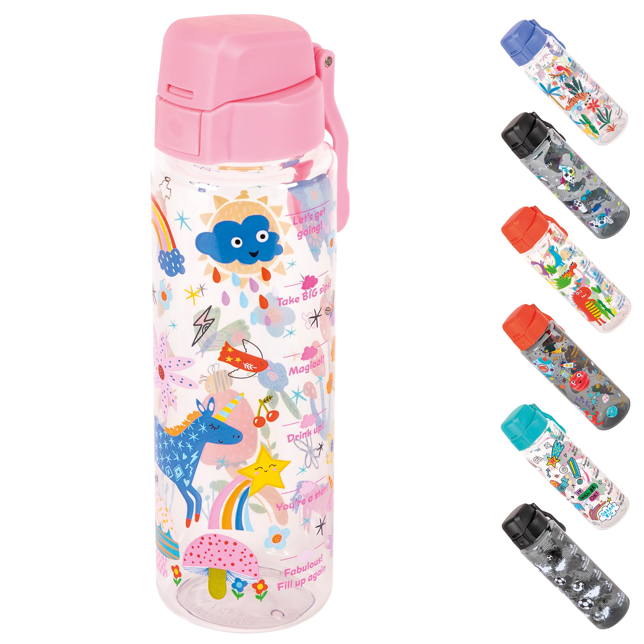 Magical Forest Kids Water Bottles 670ml | Leakproof & Lockable | BPA-Free | Freezer & Dishwasher Safe-image-7c525db7-94d6-4614-8bad-cd89d7435112-57979