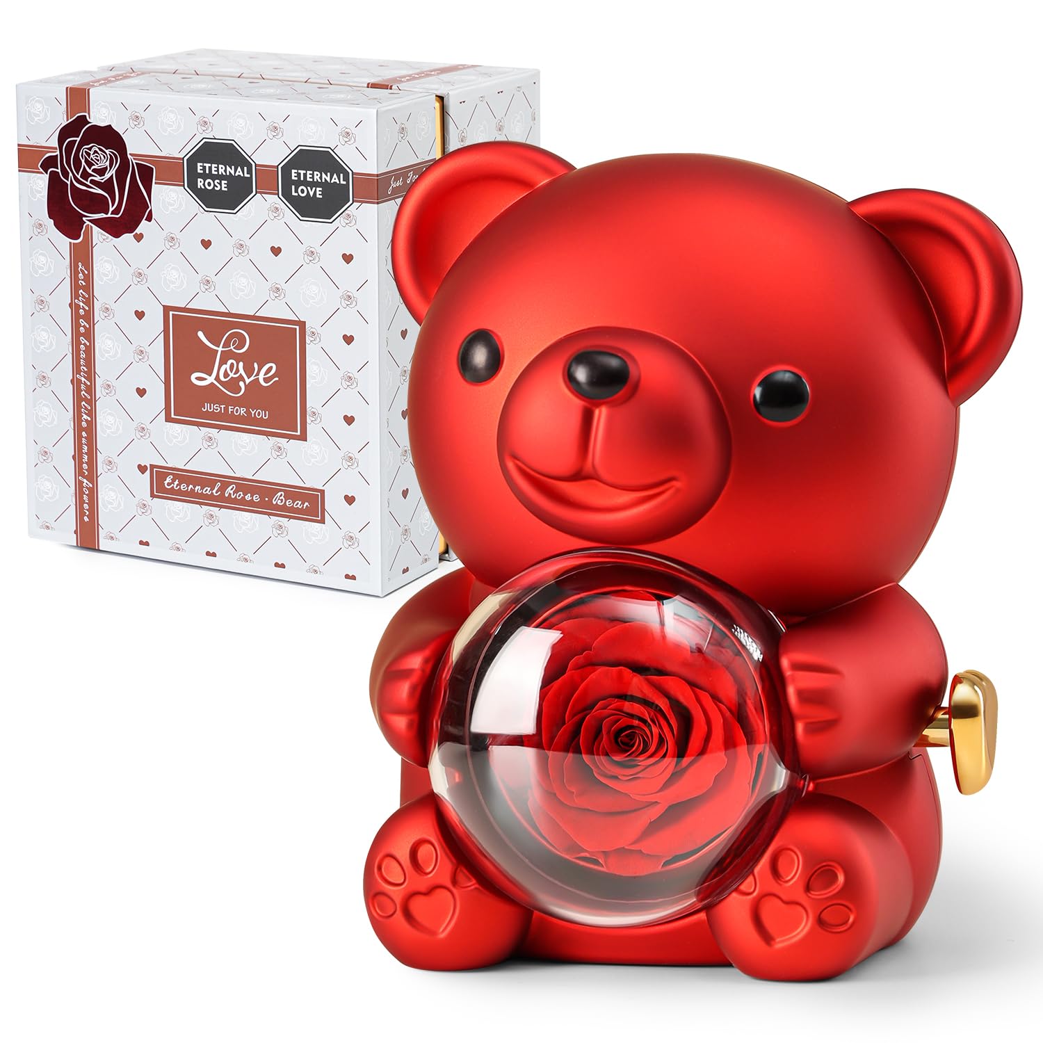 Teddy Bear with Rose & Necklace - Red Grey Box-image-c5a09c48-1854-495e-a072-f052d284bd64-94452