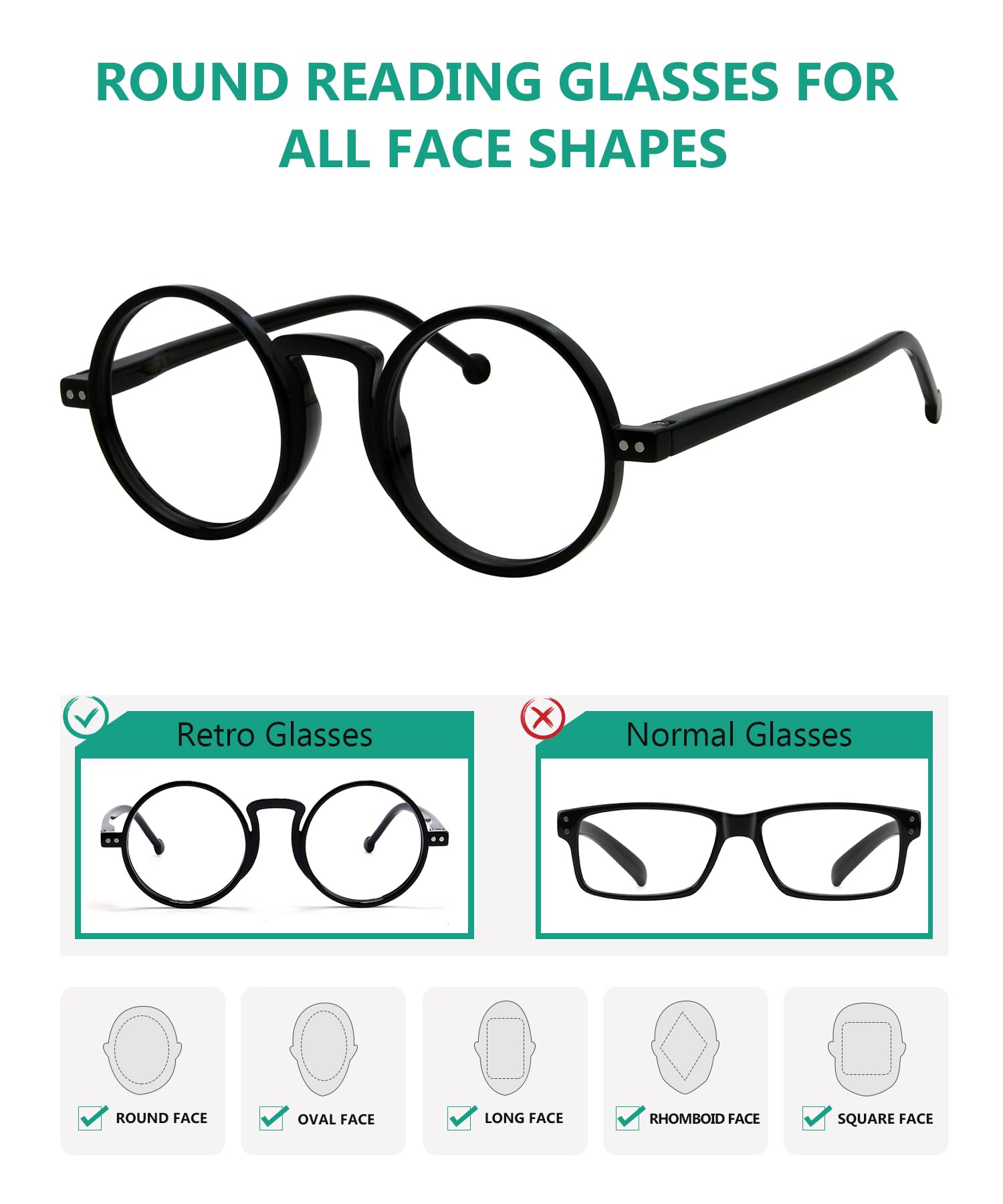 Eyekepper Readers Round Reading Glasses Uk Eyekepper Round Reading
