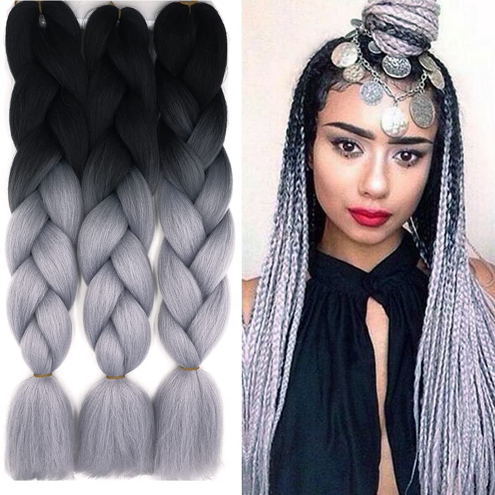 Cybelleza Jumbo Extensions 3PCS/Lot 24inch Box Resistent(Black&Dark-image-a93eed91-df50-4f37-a755-992bacdb6c7f-62164