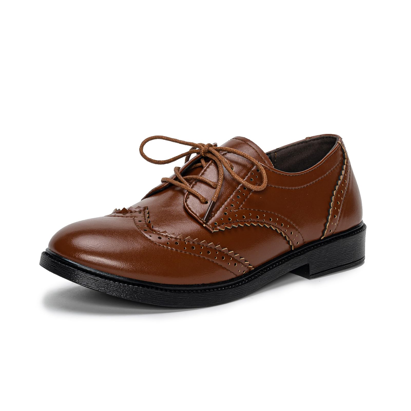 Women's Brogues - Brown UK 6-image-df2339cd-ddc3-477e-94b9-b79bd928b3c8-92775