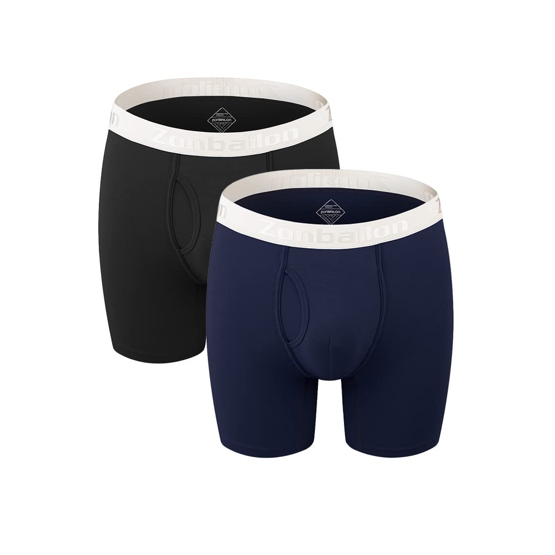 Men's Bamboo Boxer Briefs - Black & Navy L-image-c2fda02c-d2cd-465b-9867-932cde5239d8-106581