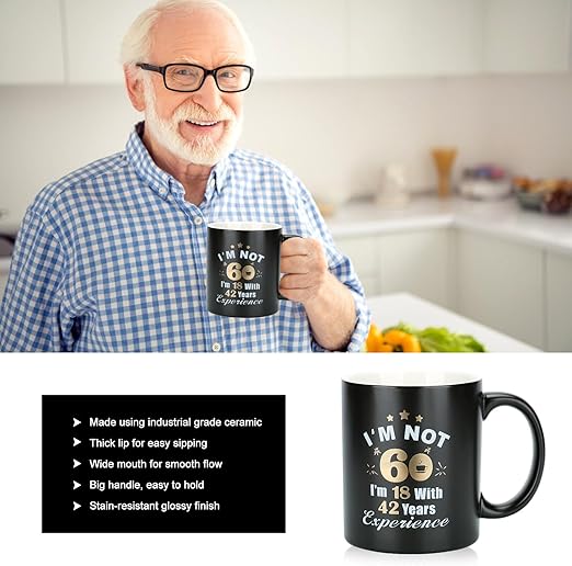Funny 50th Birthday Mug For Men Grumpy Old Man Mug Gift for