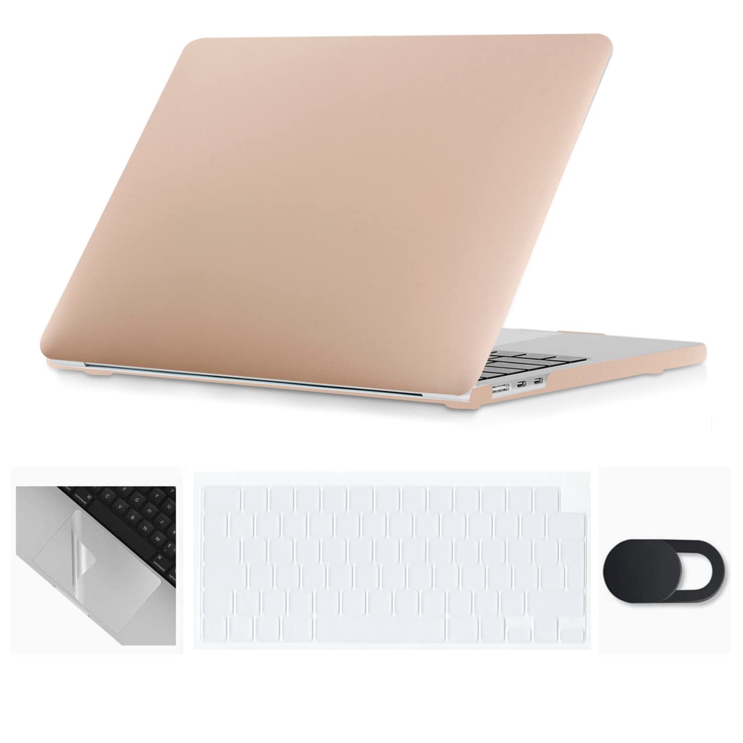 MacBook Air Hard Case with Covers - Gold 13.6inch-image-e6bf4483-2c48-4d4f-8f96-c8b4783f3186-110478