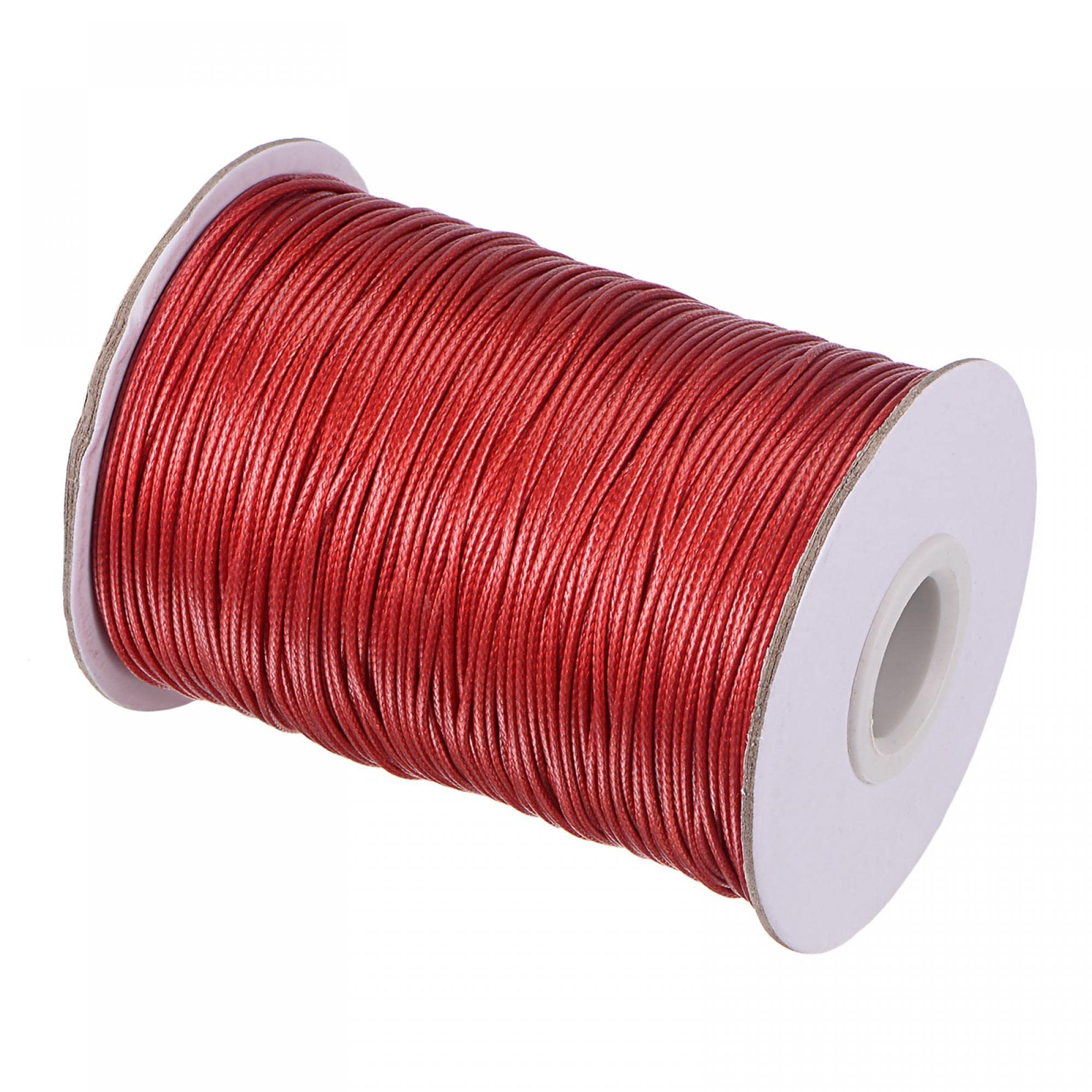 sourcing map Polyester String 1mm Waxed 159M (173-Yards) Making Red-image-b740be0c-0e70-4f79-b203-420d478d4198-64958