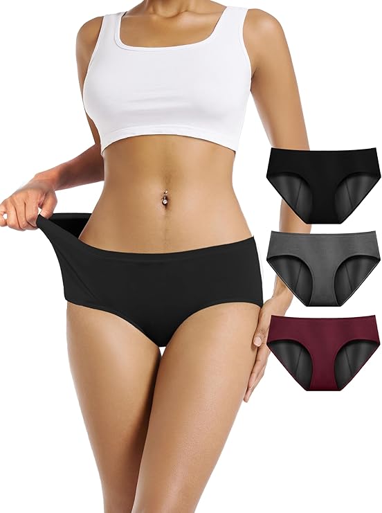 Period Pants Heavy Flow - XXL Black/Burgundy/Charcoal Grey-image-d4bbd734-3230-430c-8323-6675a6bd2793-88849