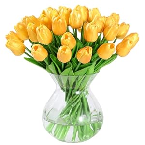 40PCS Artificial Tulip Flowers Decoration - Gold 33CM-image-f27dab8c-89d7-413c-9470-5f796351a83a-97631