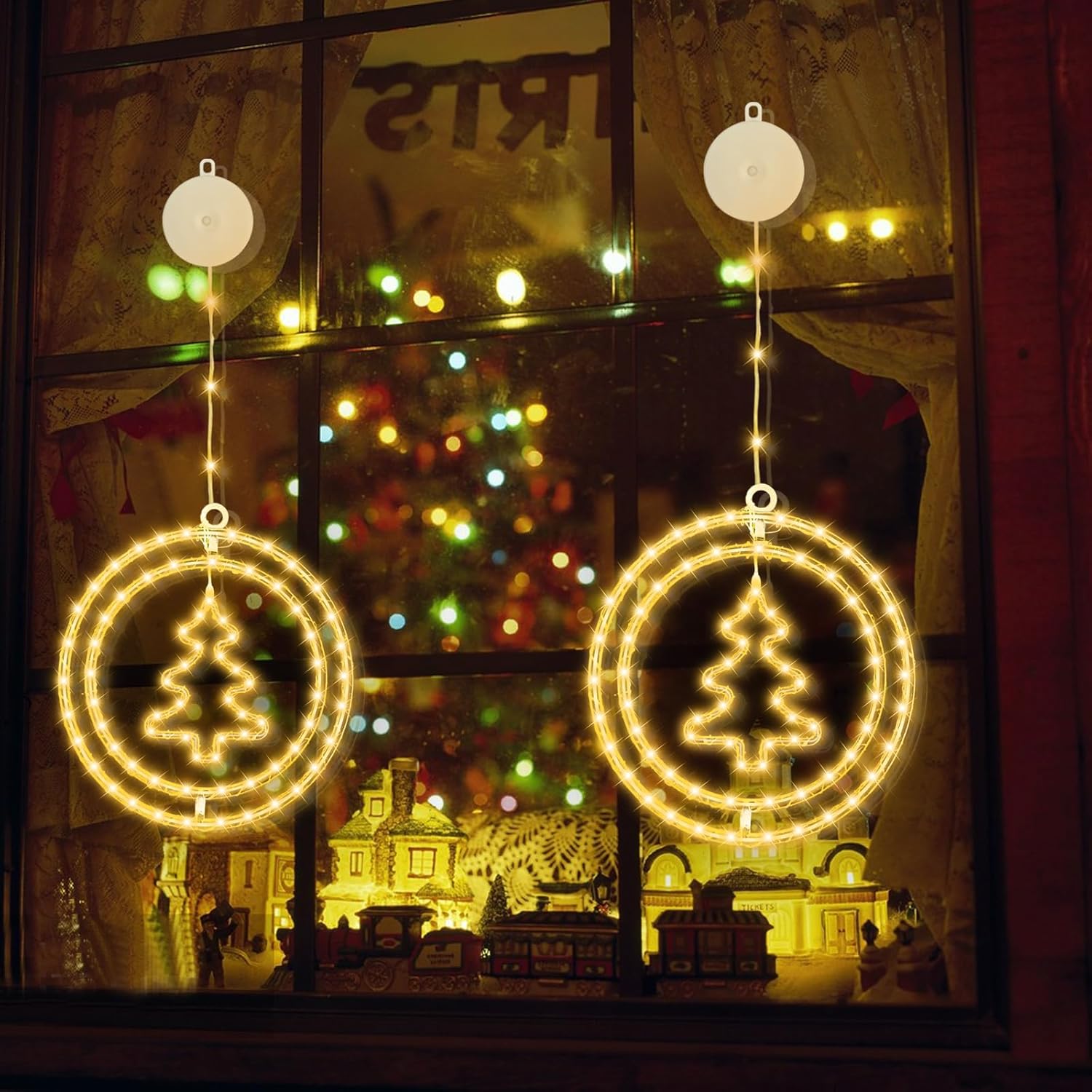 Warm White LED Hanging Christmas Tree Lights with Suction Cups-image-f0323adb-d981-4d76-9257-73995960fa11-66180