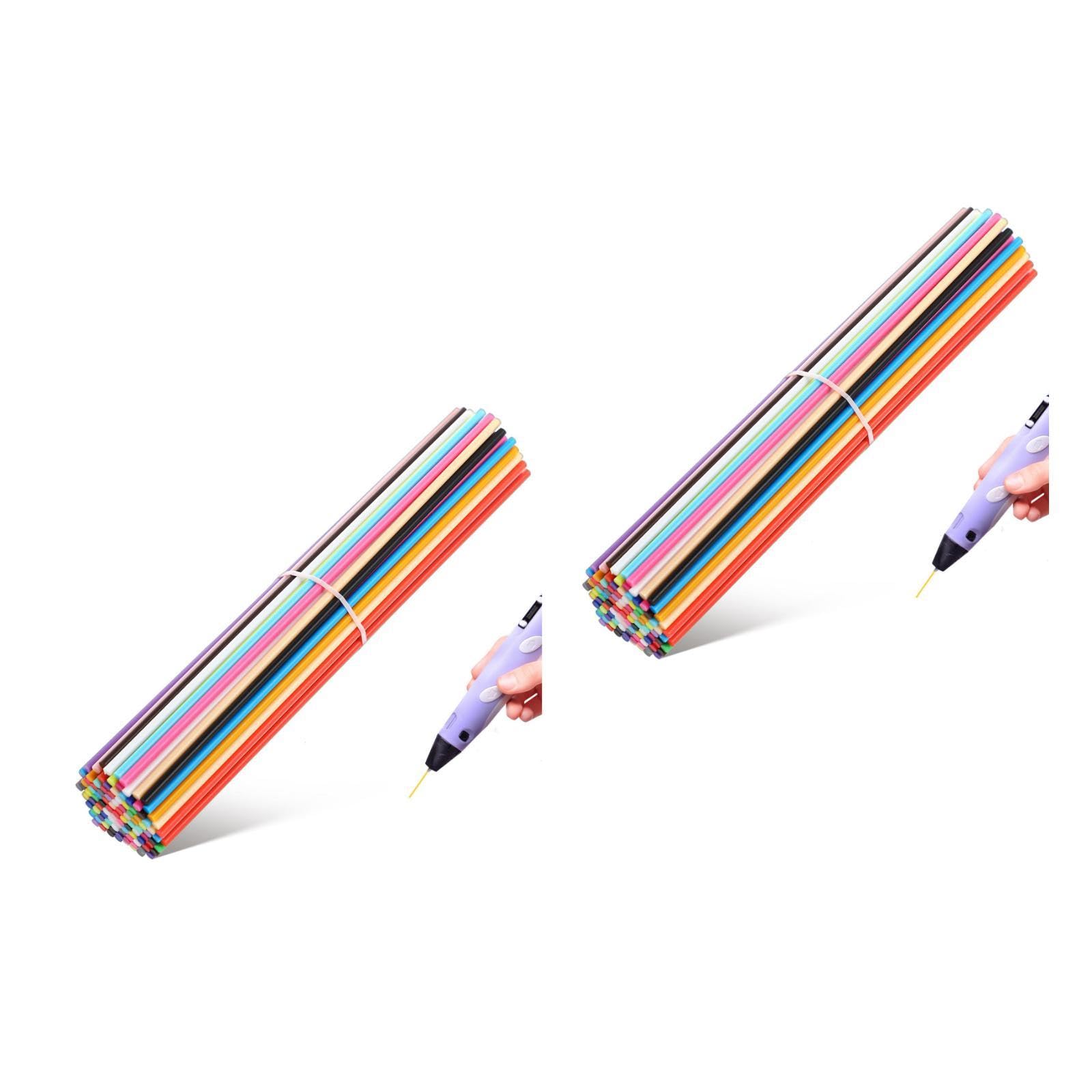 22 Colour Housoutil 3D Doodler Pen Filament Refill, Low-Temp 2.5mm PCL, 220pcs Pack-image-a3634d32-b108-4843-96a6-54b019b411d9-57487
