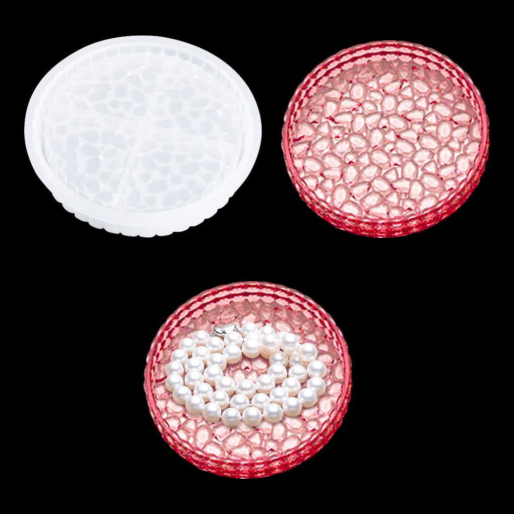 FineInno Tray Silicone Moulds Round Water Ripple Shape Jewelry Epoxy-image-f5d32109-61a7-4ea7-a0d4-2accd127707b-46646