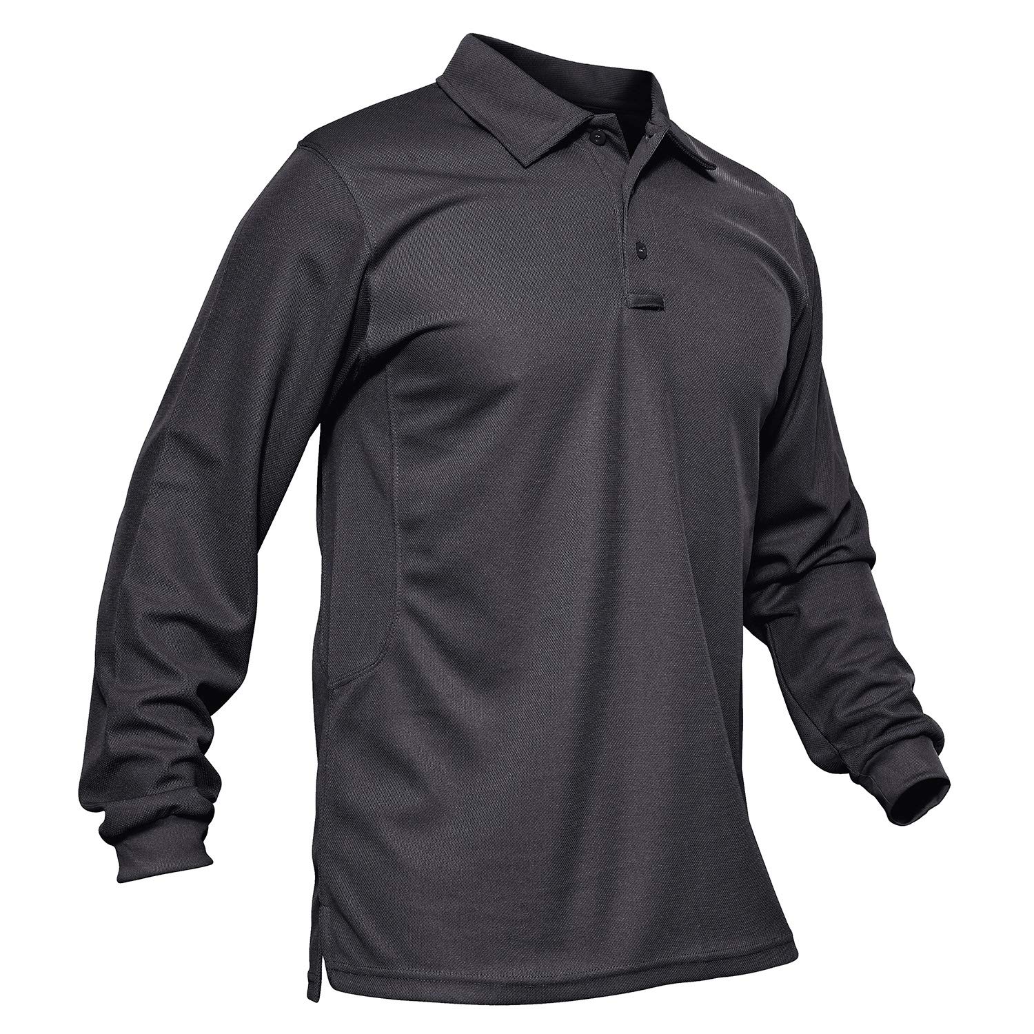 Men's Quick Dry Golf Polo Shirt - Dark Grey XL-image-f4cfa351-36c4-4d72-b9c6-b6039459e03e-118197