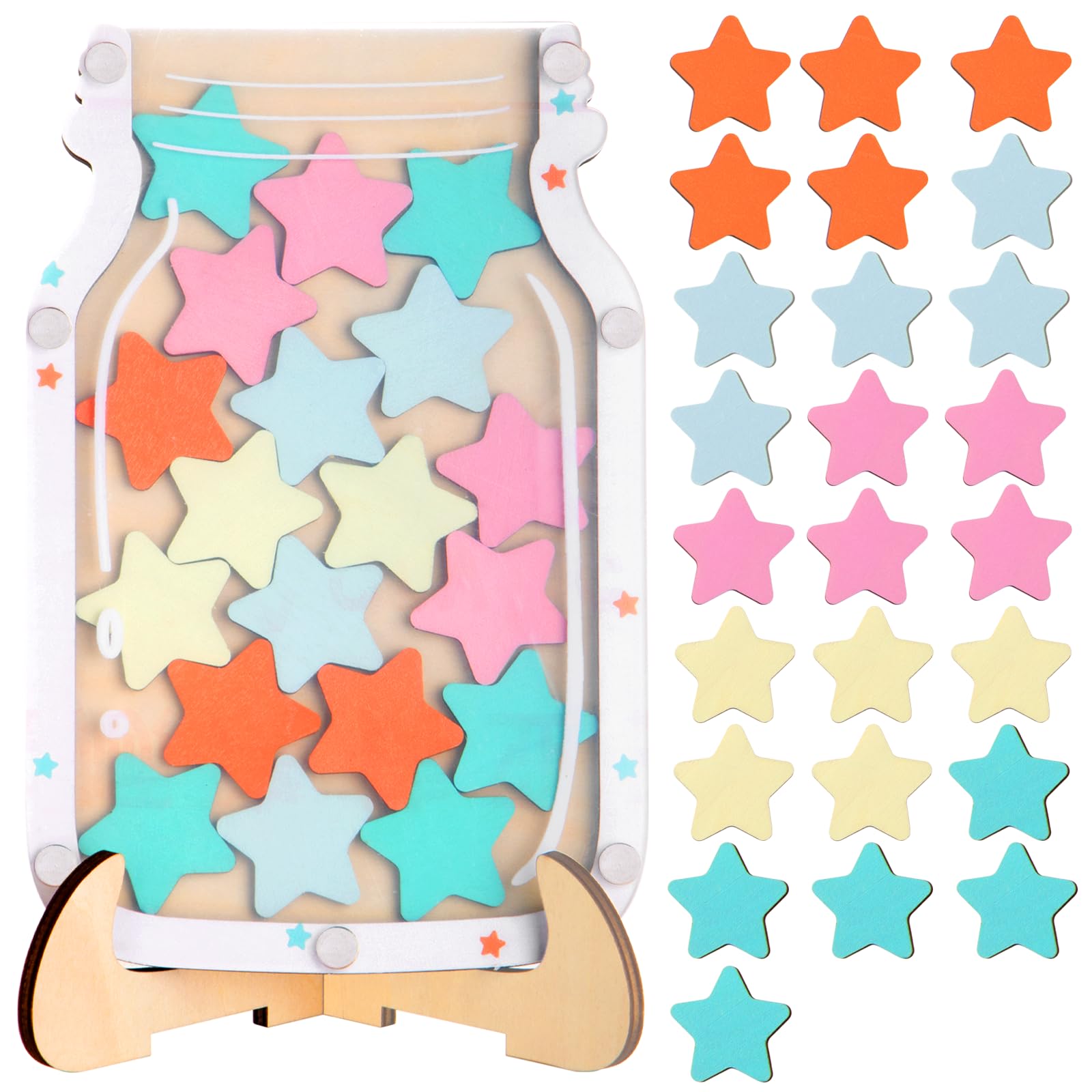 ZORRA Reward Jar with Stars,Reward Jar for Positive Child-image-c0ca7c0e-1f96-45e3-b3d0-8340aaa83667-48657