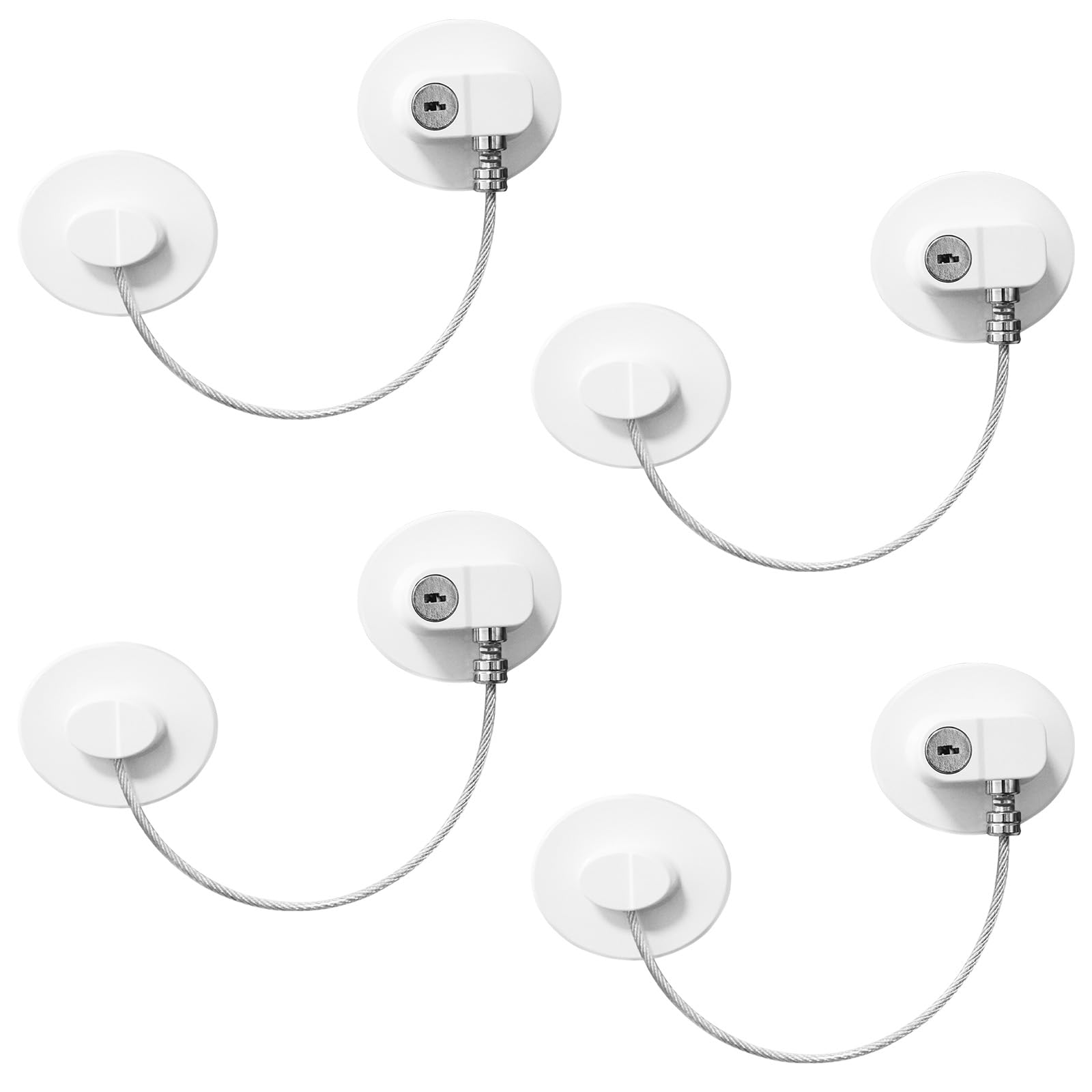 Window & Door Safety Locks - White 4 Pack-image-7365fa48-c90d-4068-aedc-3295e75ba23a-114414