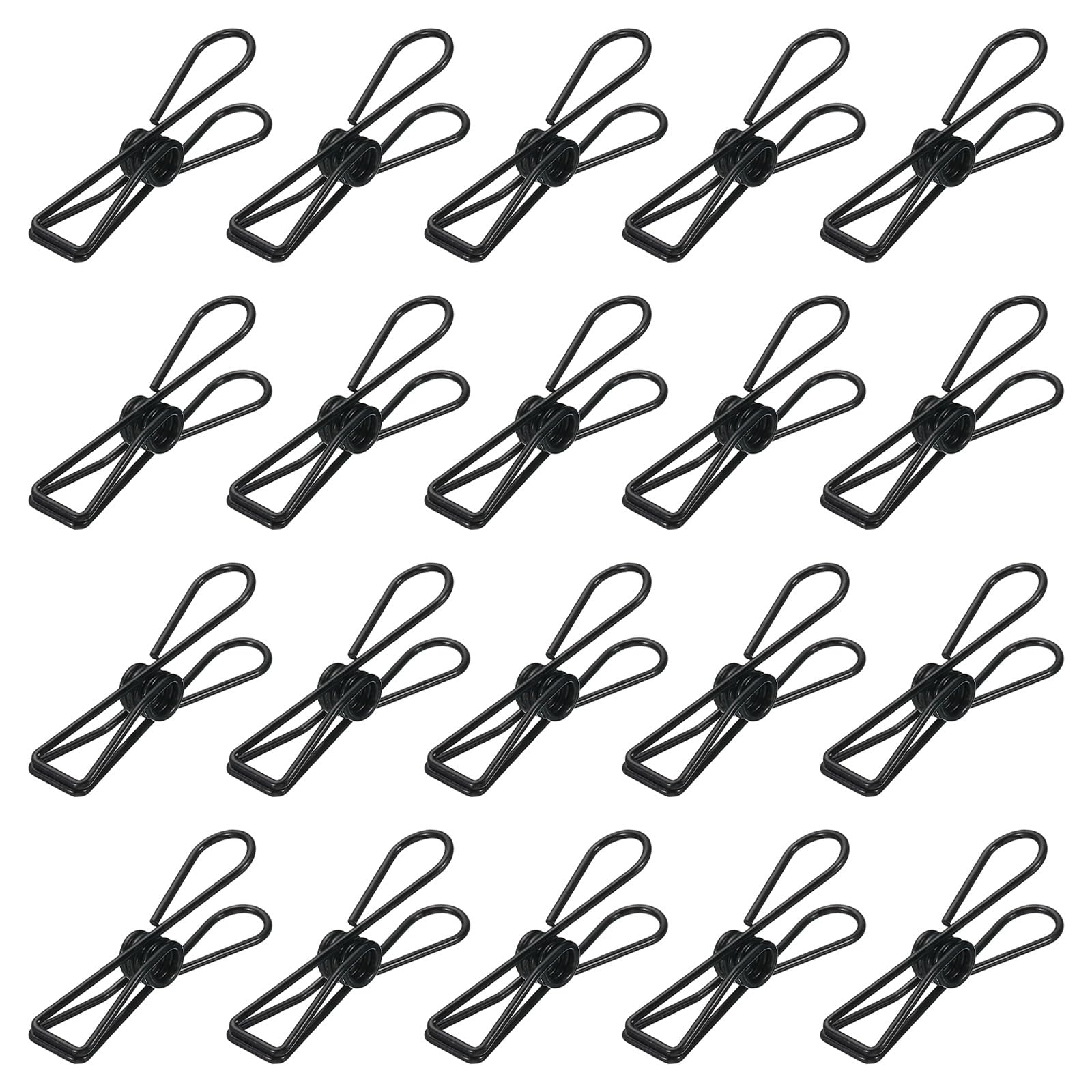 100 Mini Black Metal Wire Binder Clips 32mm - Organise Office Papers & More-image-e9ac2f90-a71f-4326-843a-19e5a5f9199e-60317
