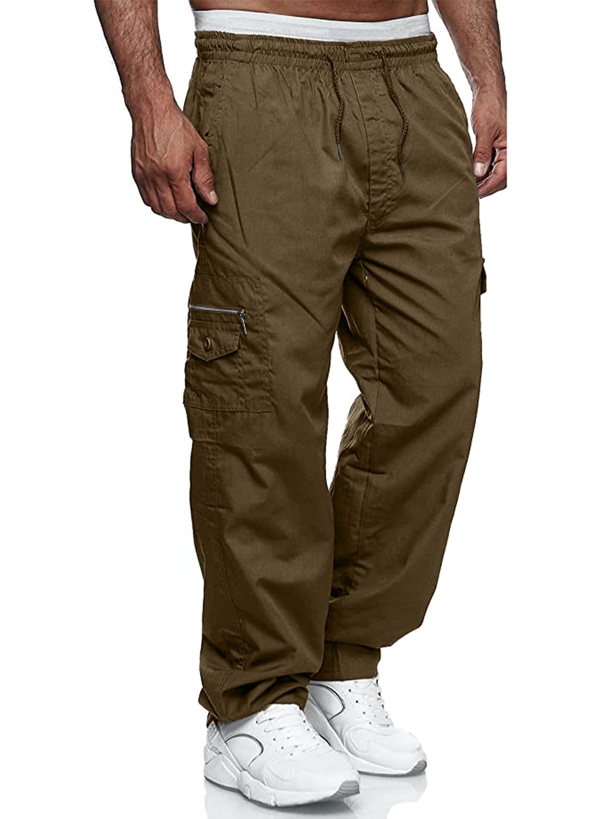 Men's Cargo Work Trousers - Brown 40-image-897b5252-7fff-4326-b16a-a4bc61e81938-104383