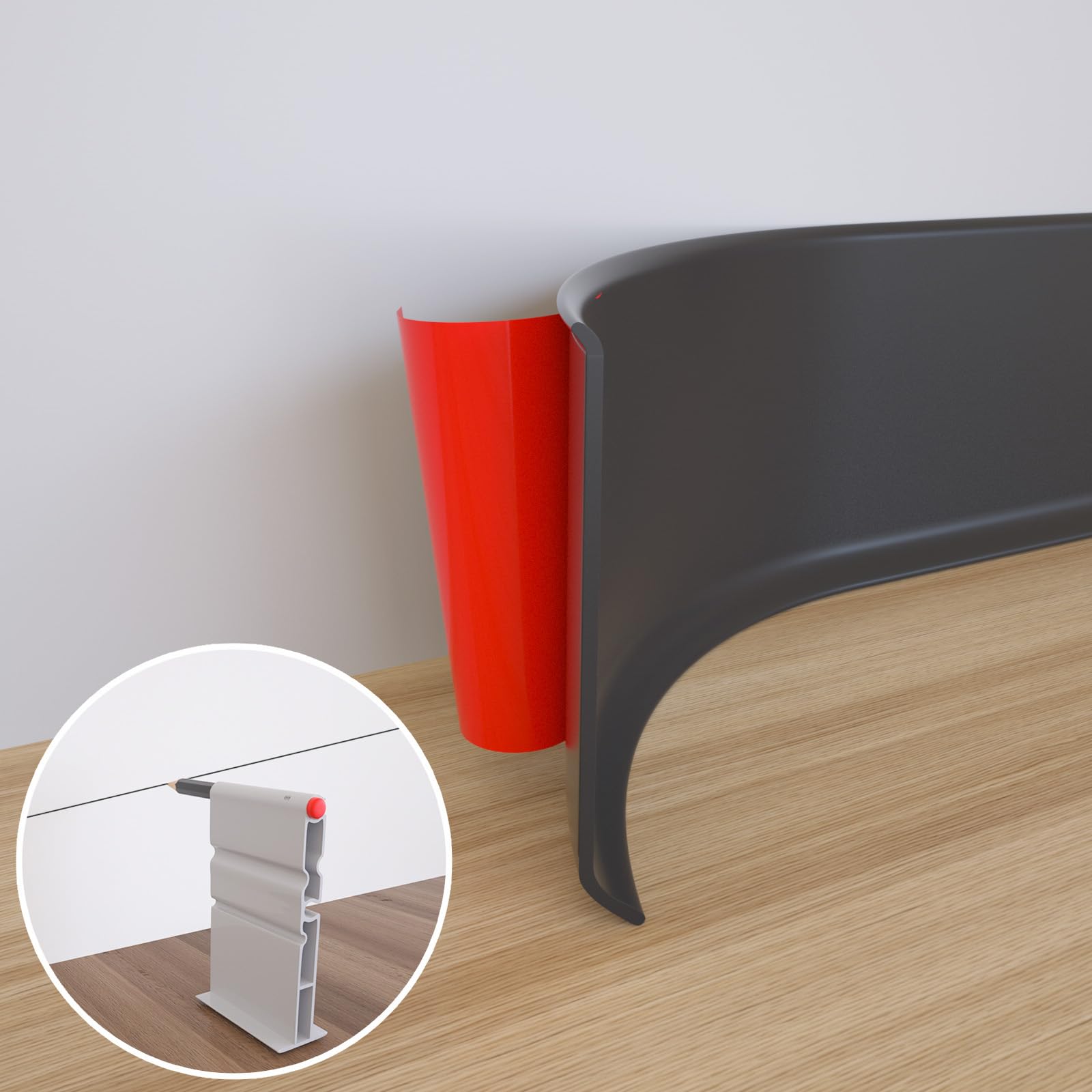 Self-Adhesive Skirting Trim - Black 5cm x 10m-image-8171e4f7-e02d-4c51-acd8-adf5a48de335-104769