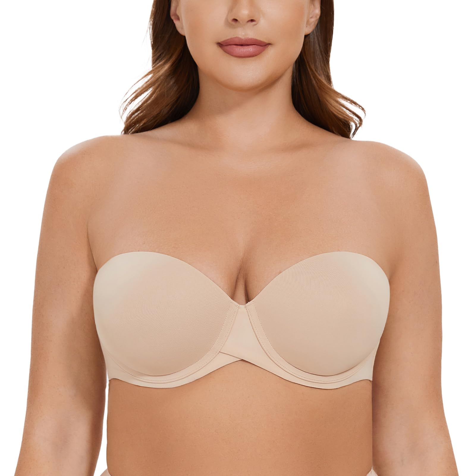 Strapless Push Up Bra - Beige 38F-image-9203d0b7-0440-4710-9eed-606b92104b7e-117898