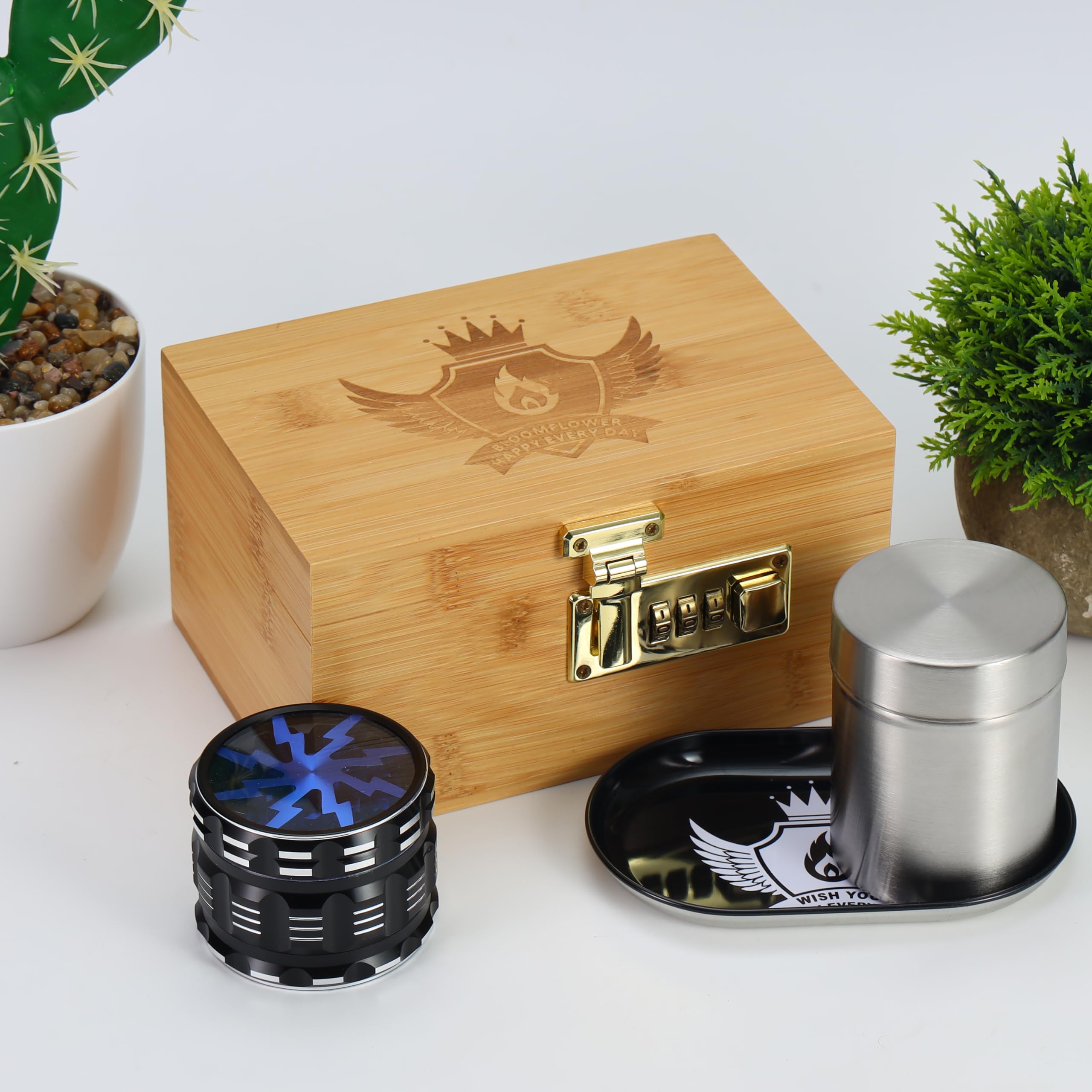Lockable Stash Box Set Smell Proof - Black-image-79801eb2-9489-48c6-a208-2d4f7dd608ef-104267