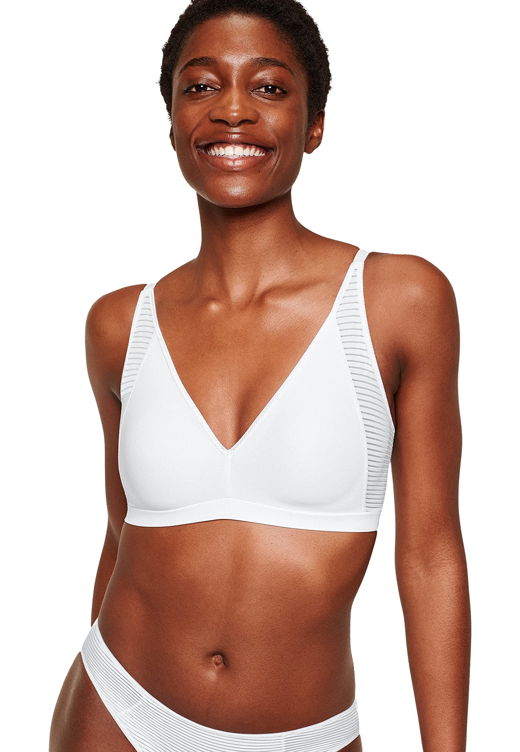 Women's Soft Non-Wired Bra - White 34B-image-504a5087-228a-4022-8fb1-143387a9dc46-94892