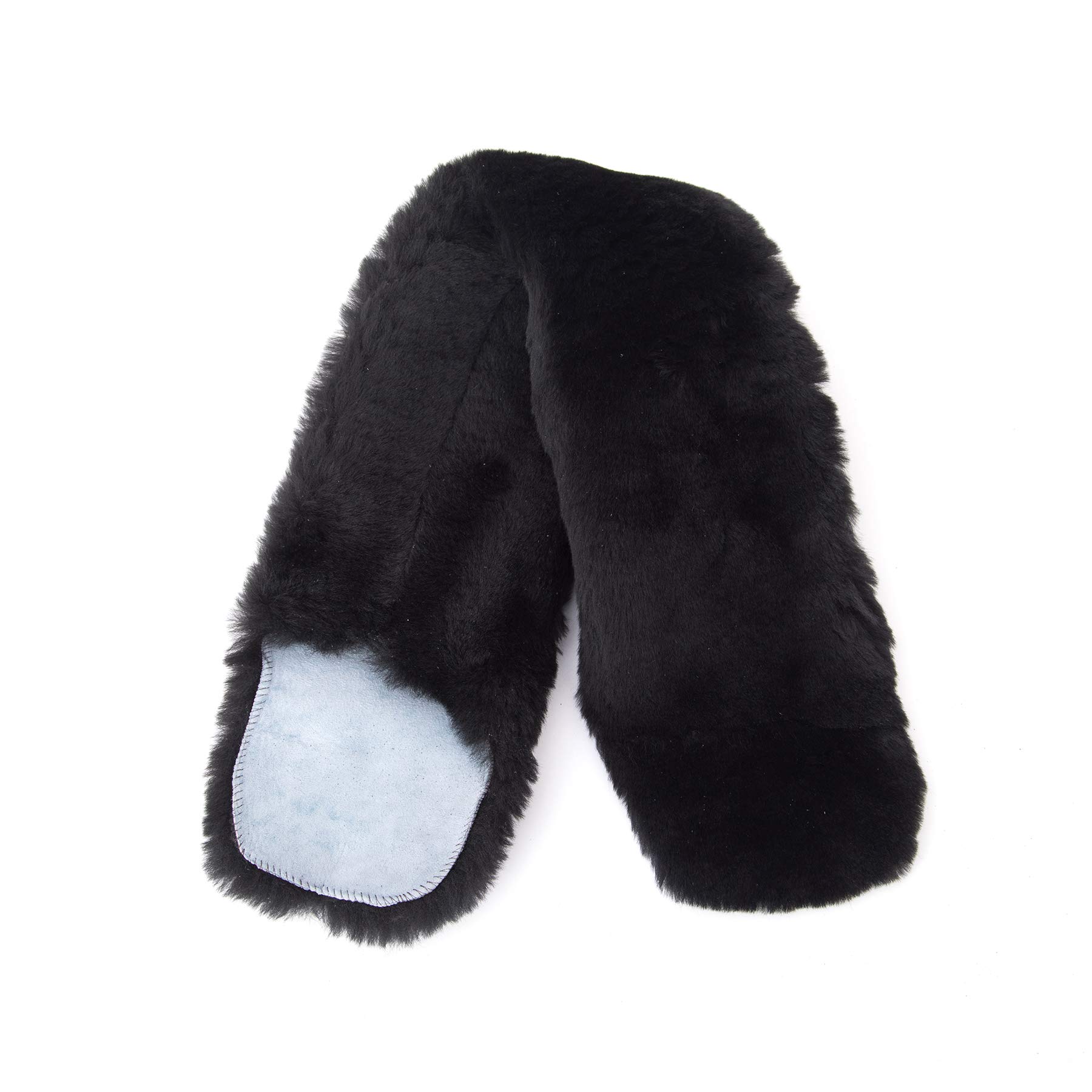 Lambswool Girth Belt Protector - Black 50cm-image-af51ac6c-f281-48cc-afea-043f8c4823a6-115806