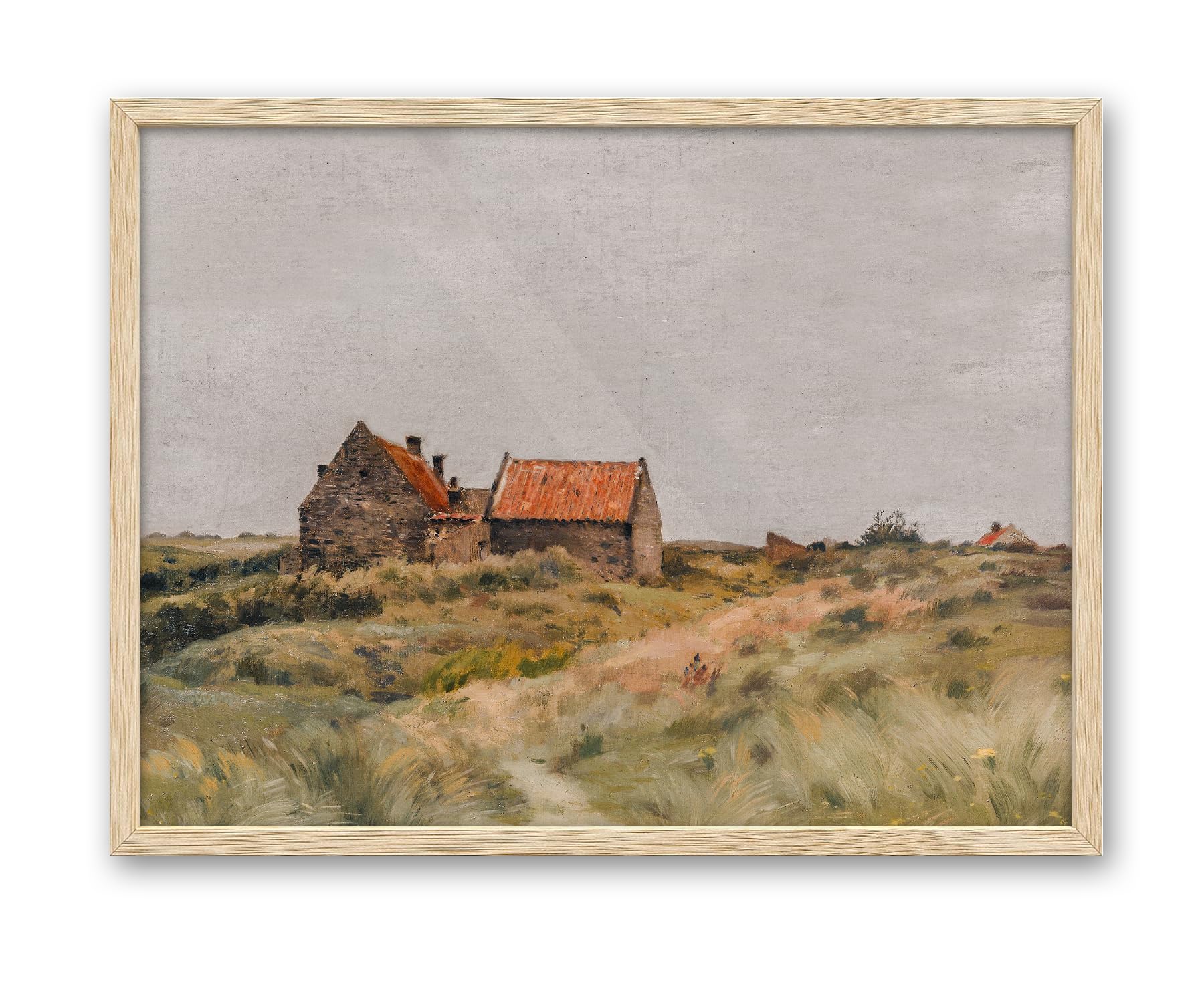 iHery Framed Vintage Wall Art, Quality OAK Wood Frame 8x10in Small 1-image-9d55f027-a375-422d-88d9-57755693f5a7-63127